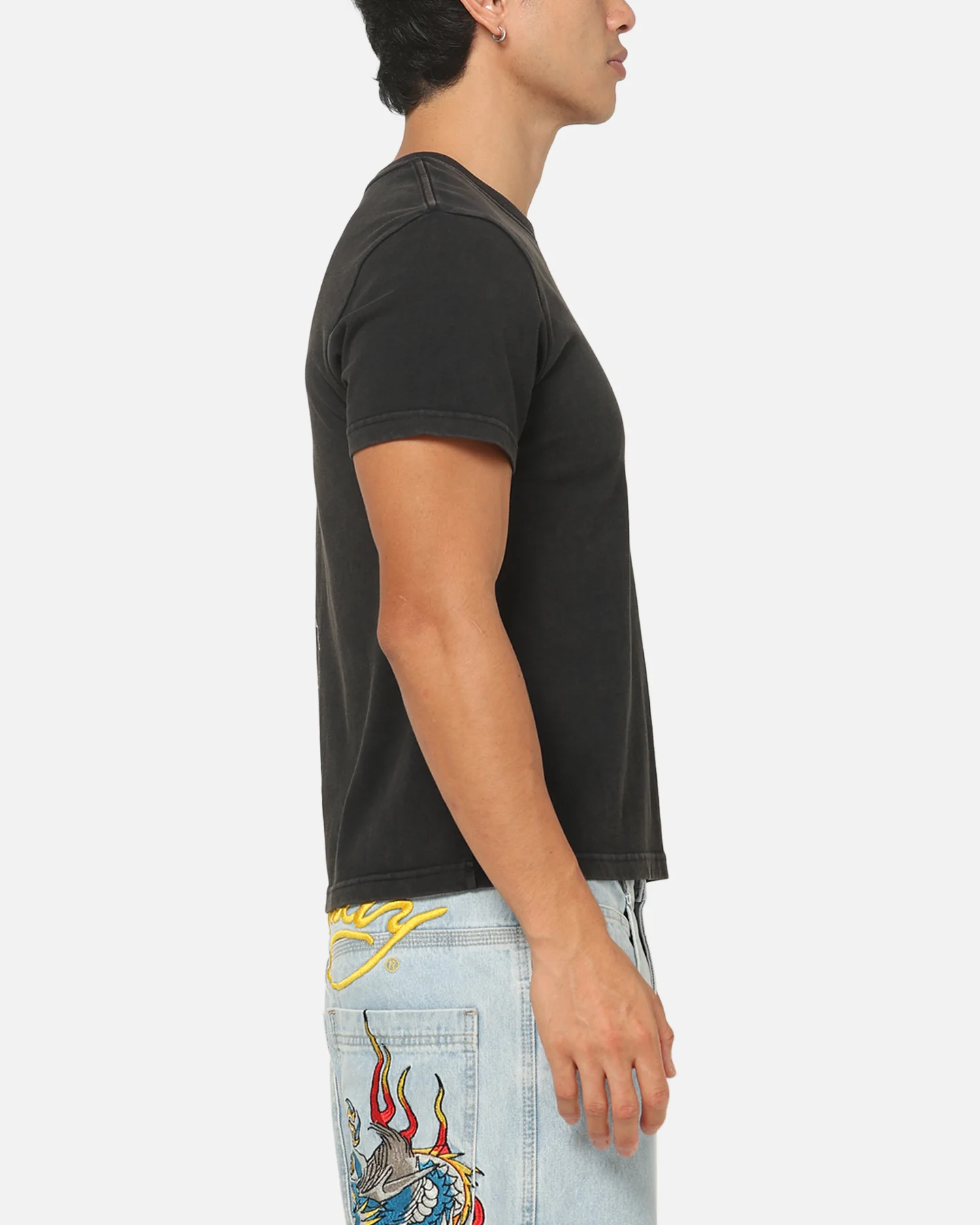 Ed Hardy Blaze T-Shirt Black - Image 5