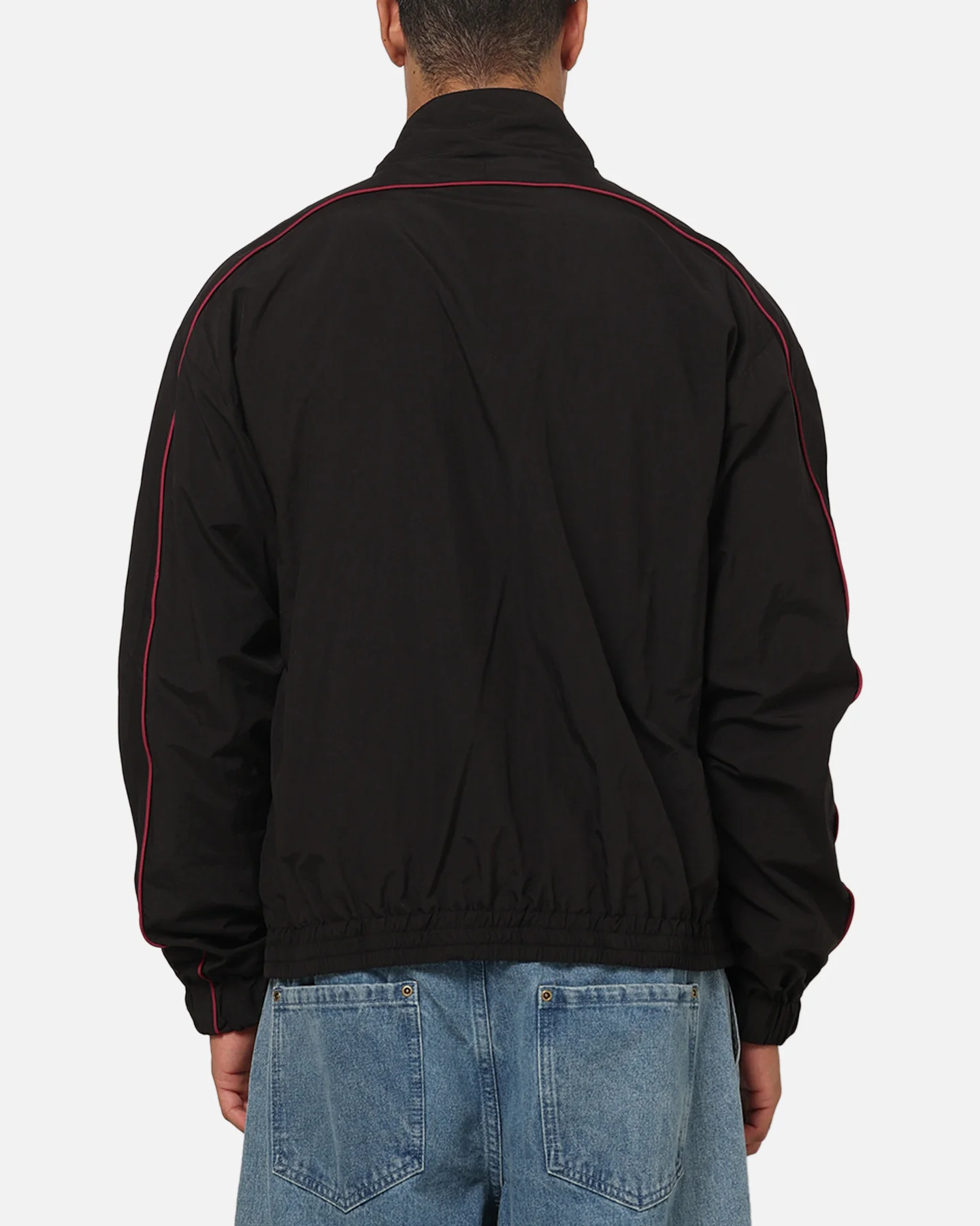 Bleacher Athletic Brisbane Broncos NRL Midweight Spray Jacket Black - Image 3