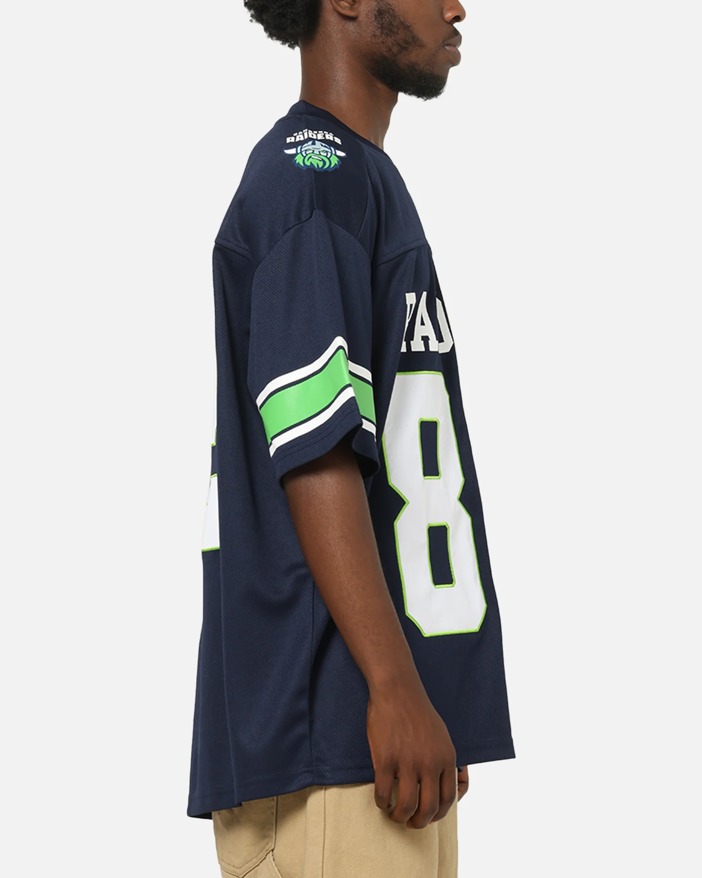 Bleacher Athletic Canberra Raiders NRL Gridiron Mesh Jersey Official Team Color - Image 5