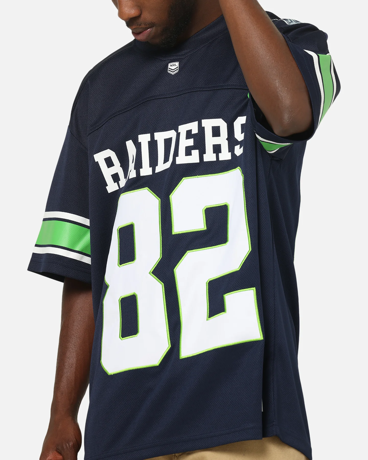 Bleacher Athletic Canberra Raiders NRL Gridiron Mesh Jersey Official Team Color - Image 7