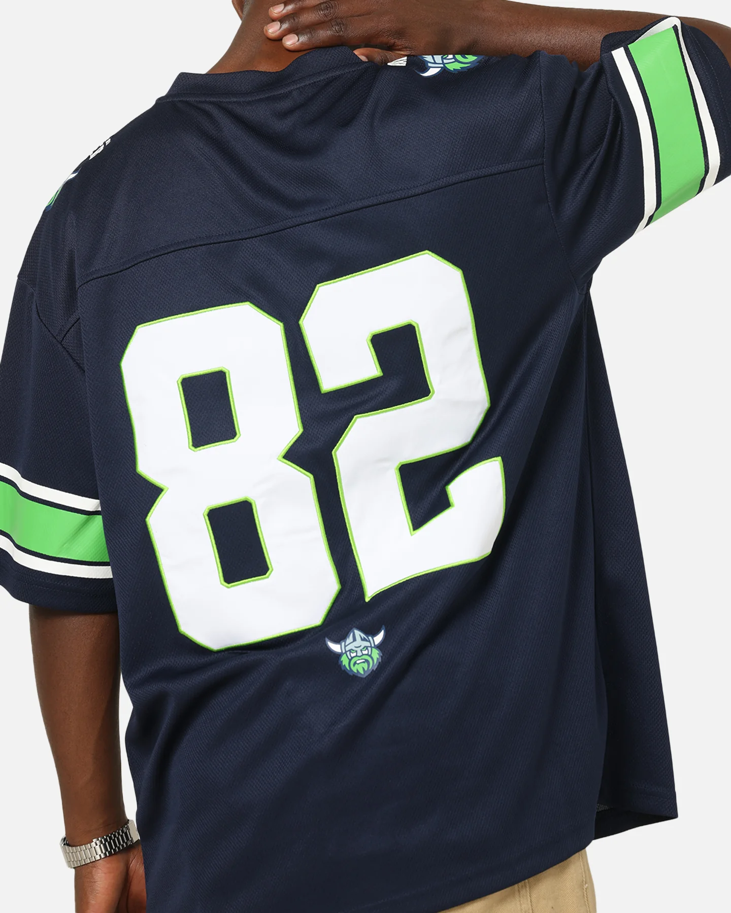 Bleacher Athletic Canberra Raiders NRL Gridiron Mesh Jersey Official Team Color - Image 8
