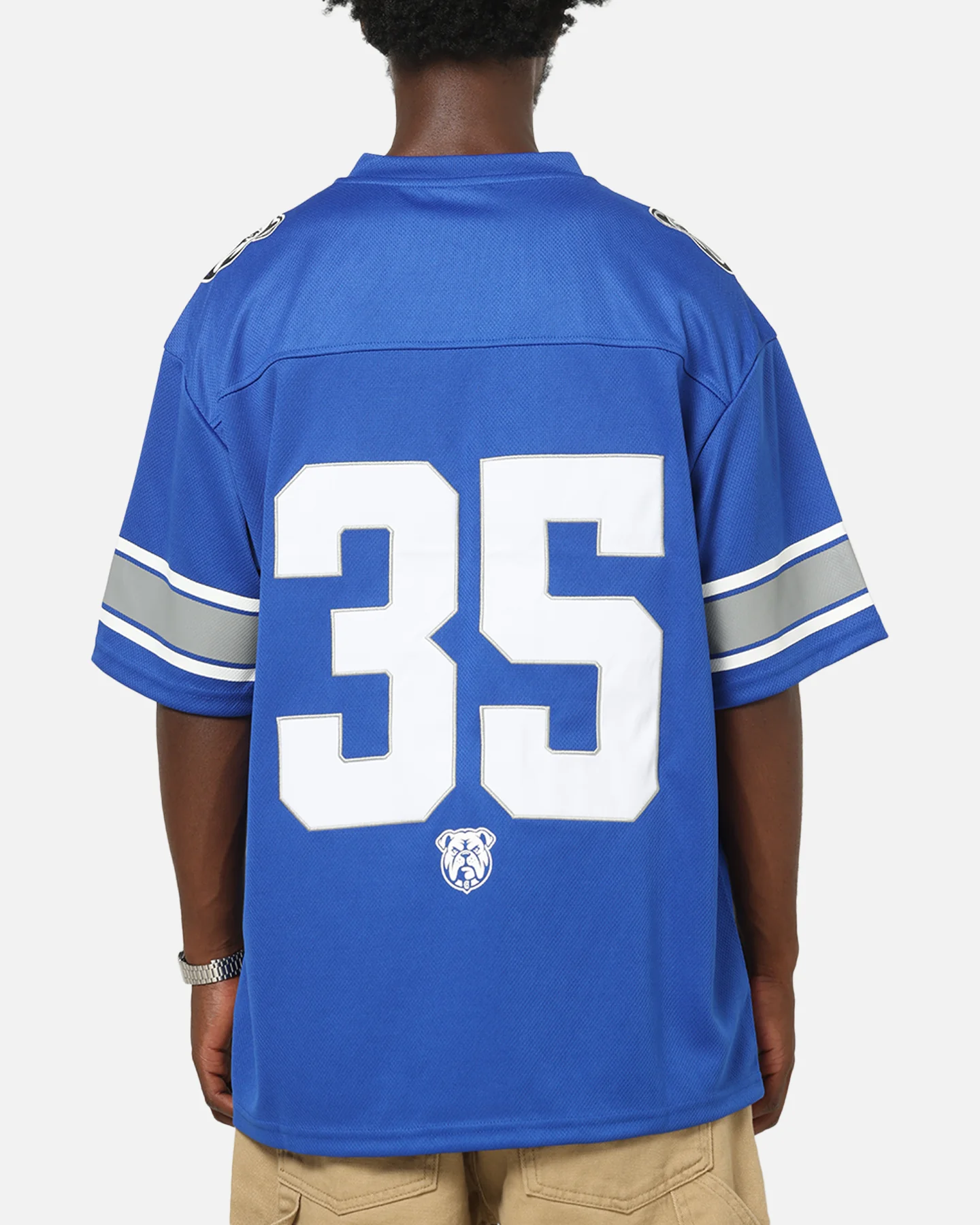 Bleacher Athletic Canterbury-Bankstown Bulldogs NRL Gridiron Mesh Jersey Official Team Color - Image 2