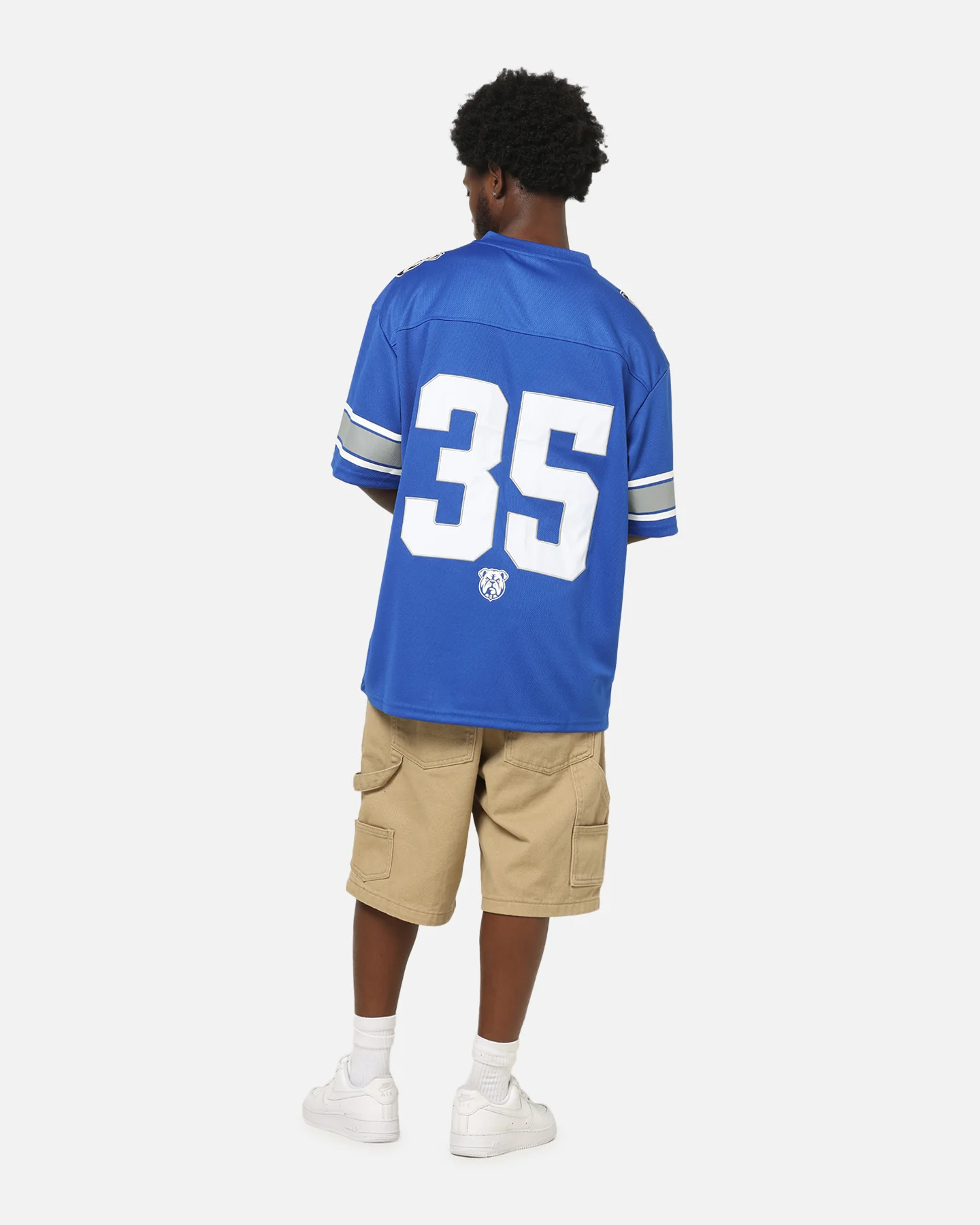 Bleacher Athletic Canterbury-Bankstown Bulldogs NRL Gridiron Mesh Jersey Official Team Color - Image 4