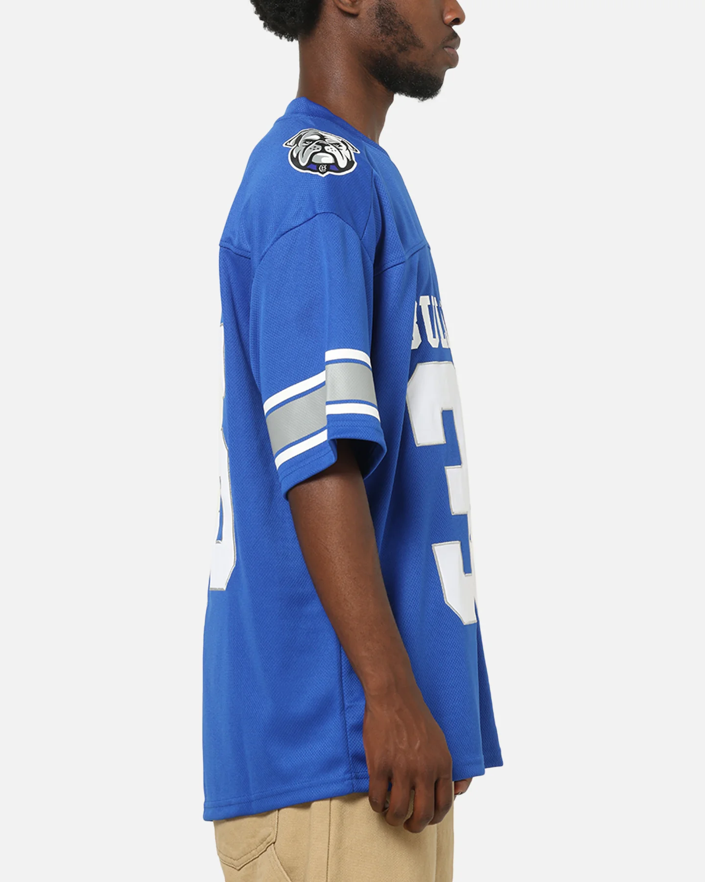 Bleacher Athletic Canterbury-Bankstown Bulldogs NRL Gridiron Mesh Jersey Official Team Color - Image 5