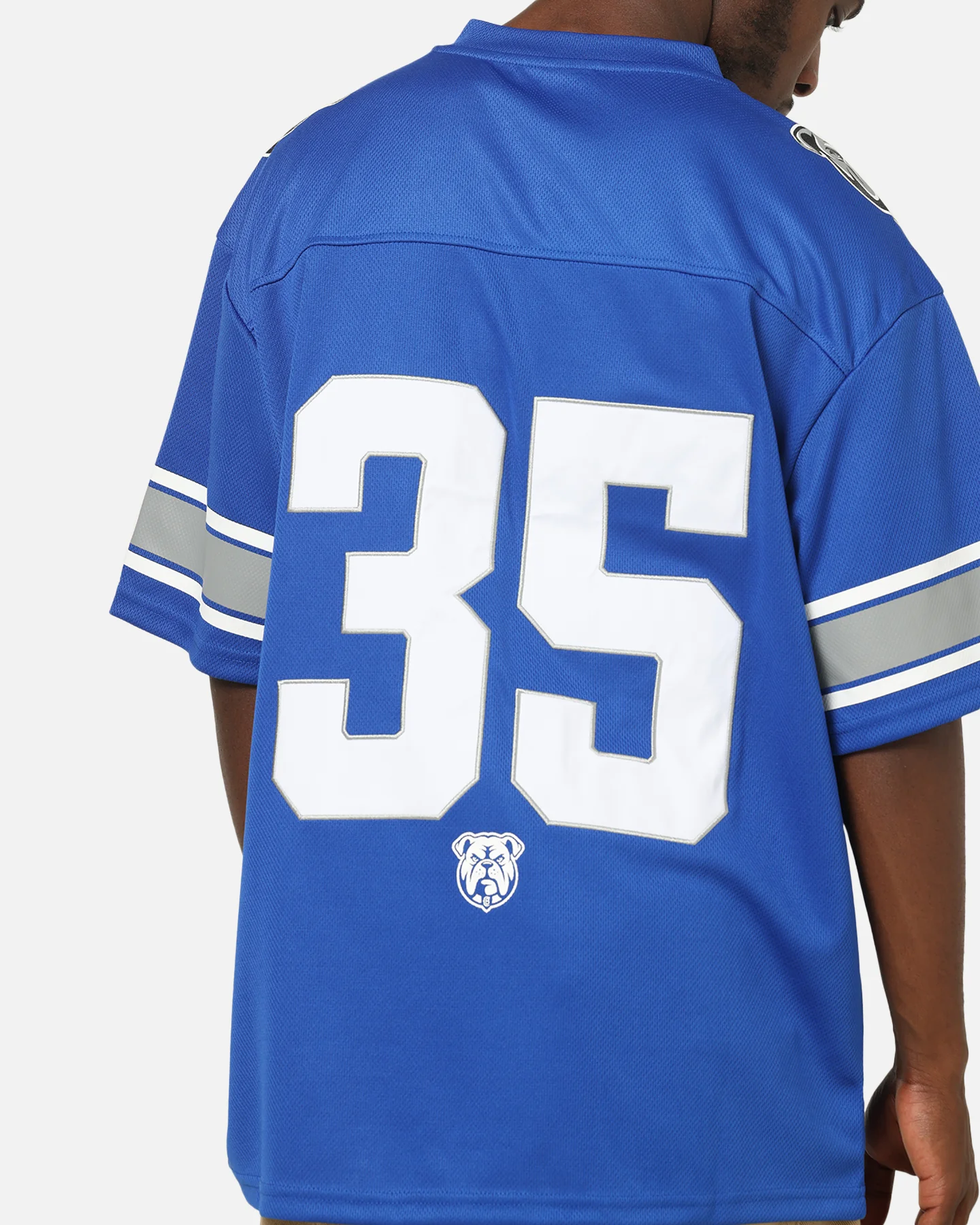 Bleacher Athletic Canterbury-Bankstown Bulldogs NRL Gridiron Mesh Jersey Official Team Color - Image 8