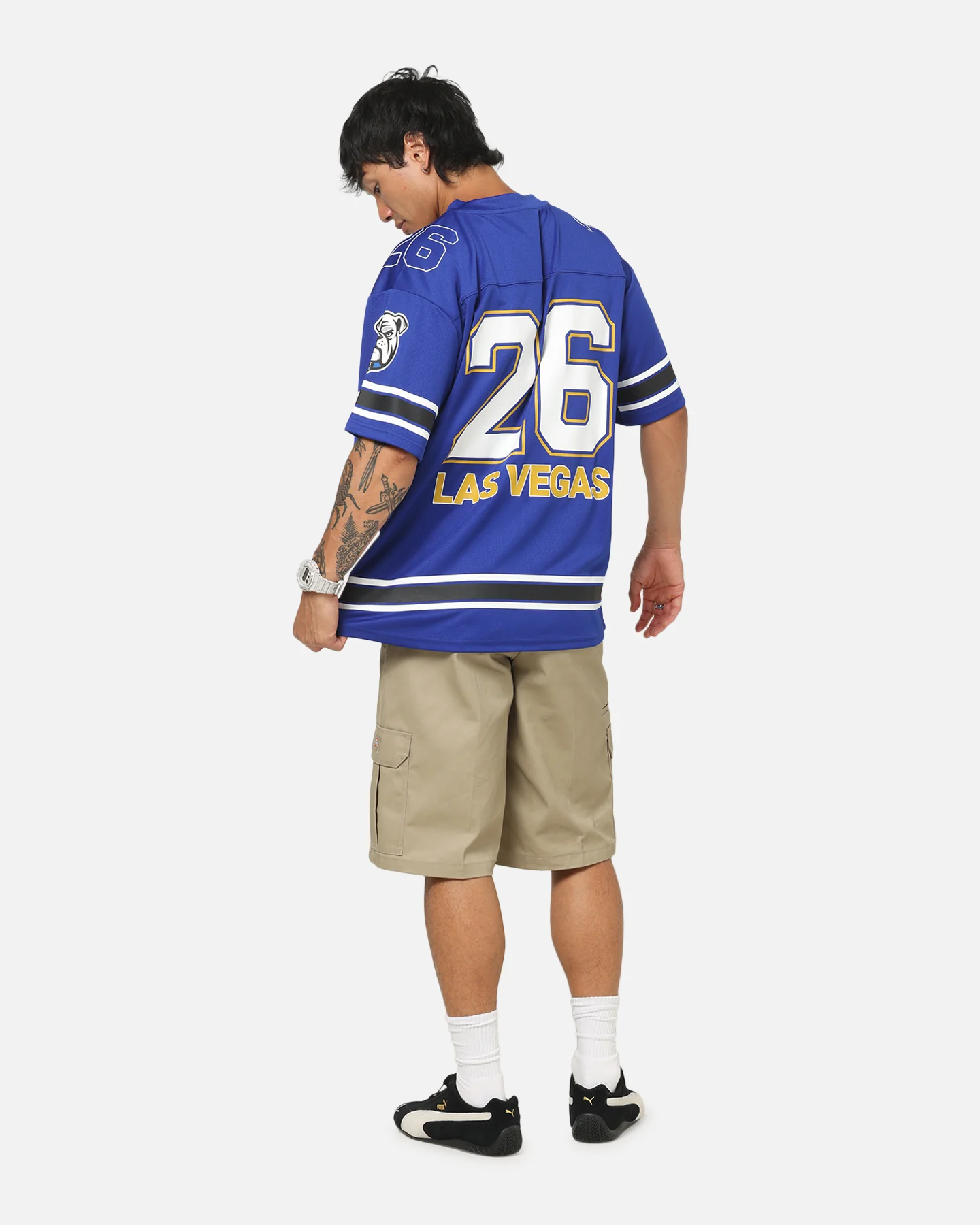 Bleacher Athletic Canterbury-Bankstown Bulldogs NRL Vegas Round 2026 Jersey Blue - Image 4