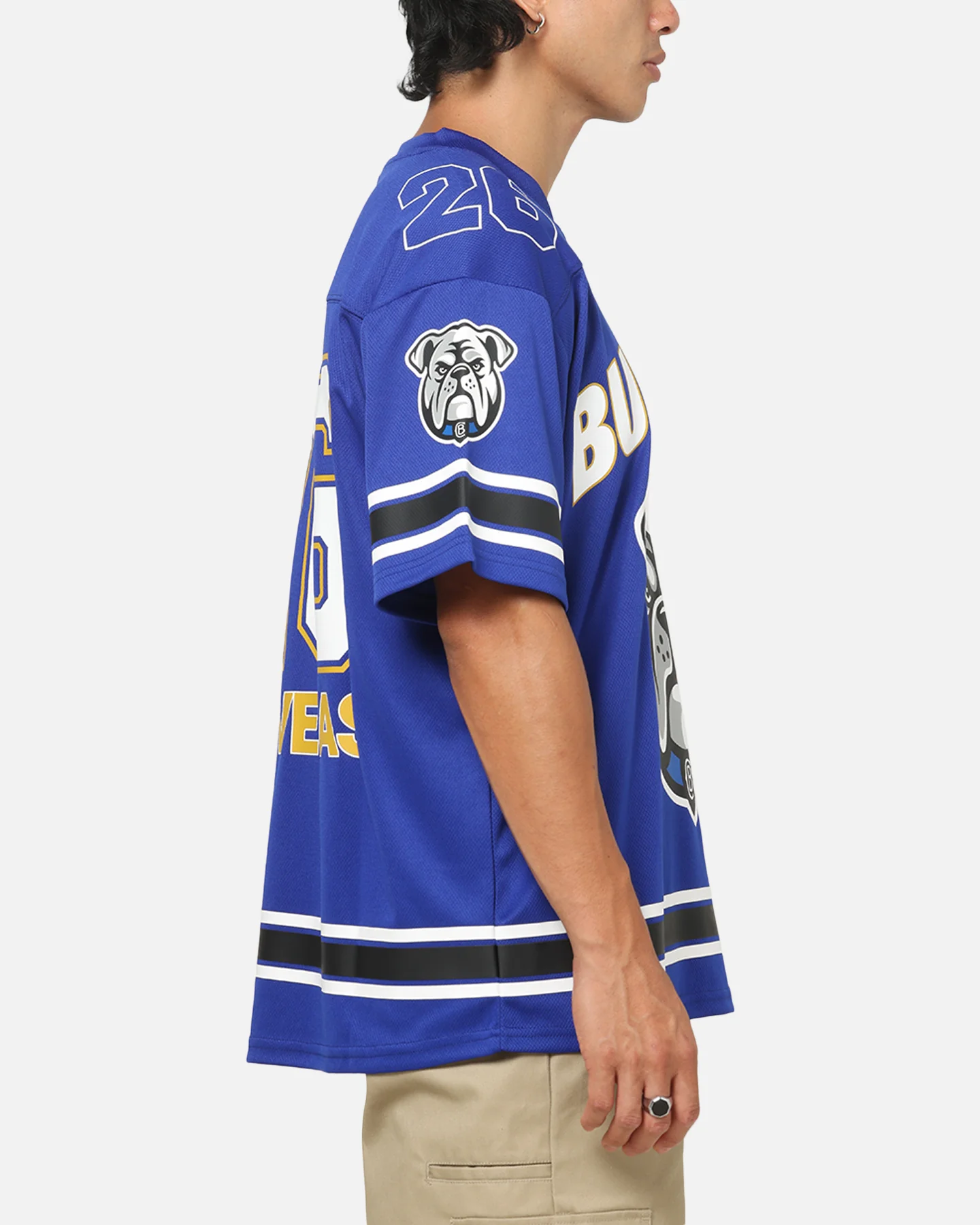 Bleacher Athletic Canterbury-Bankstown Bulldogs NRL Vegas Round 2026 Jersey Blue - Image 5
