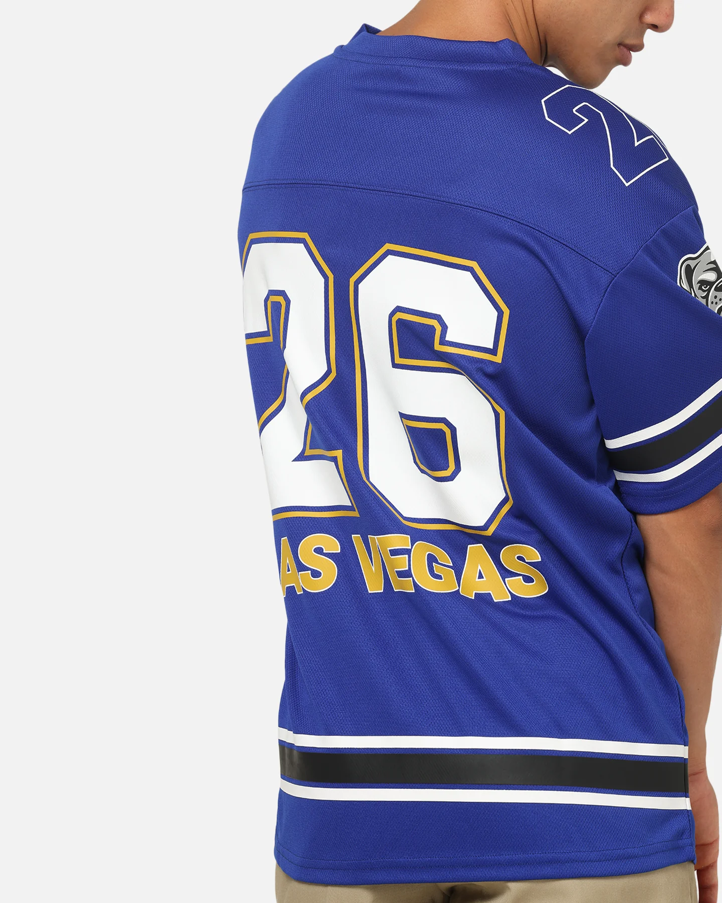 Bleacher Athletic Canterbury-Bankstown Bulldogs NRL Vegas Round 2026 Jersey Blue - Image 8