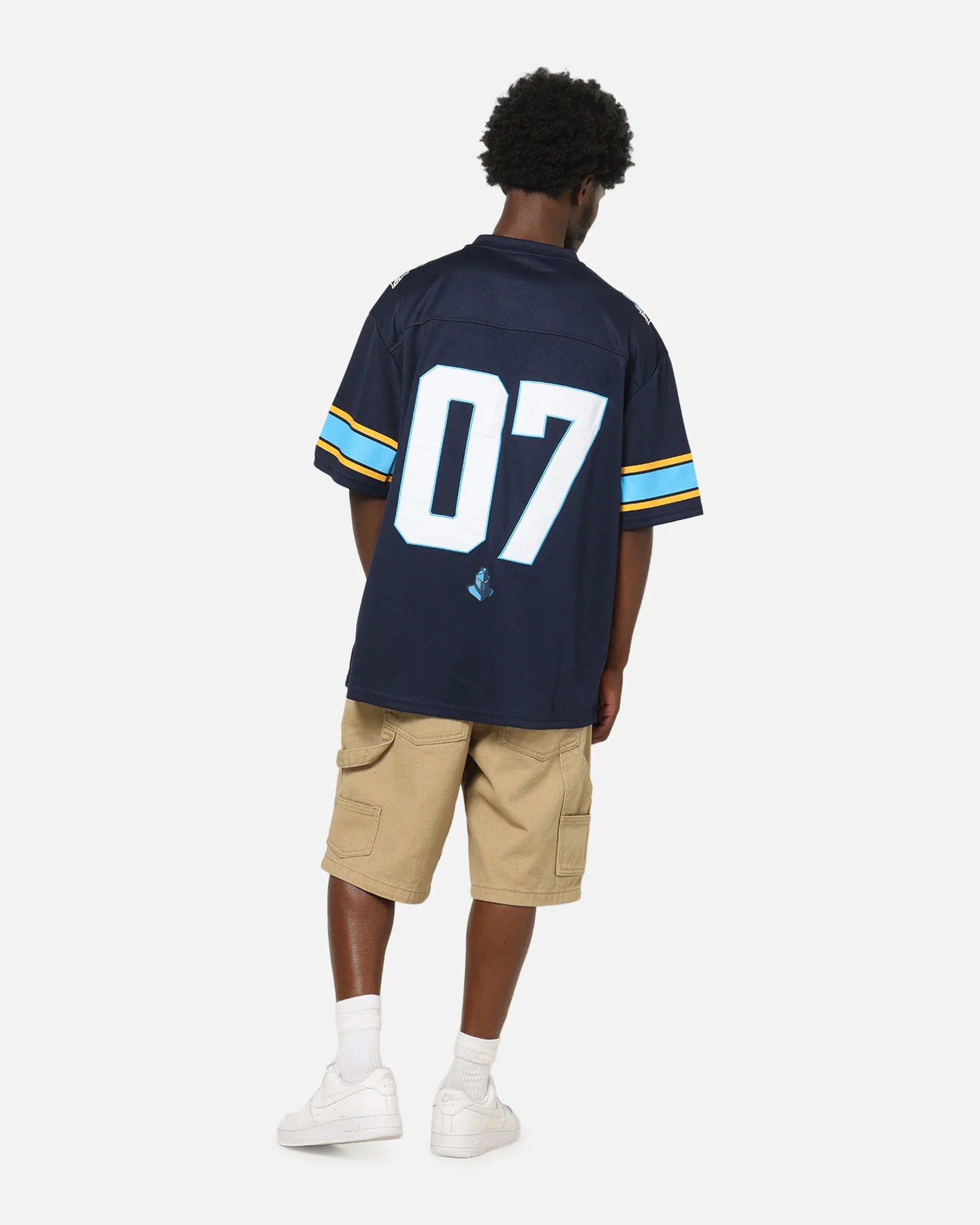Bleacher Athletic Gold Coast Titans NRL Gridiron Mesh Jersey Official Team Color - Image 4