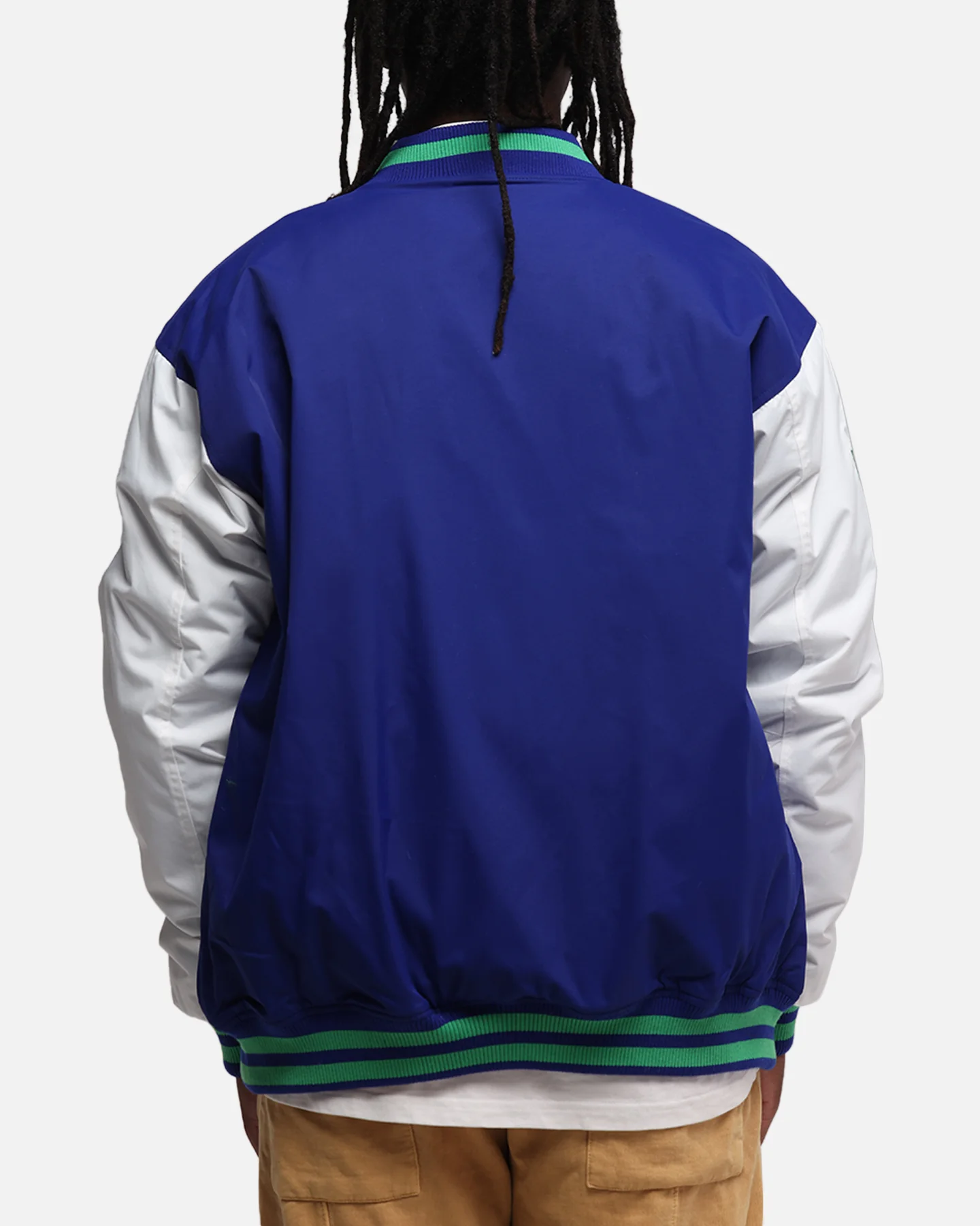 Bleacher Athletic New Zealand Warriors NRL 1908 Baseball Varsity Jacket Official Team Colour - Image 3