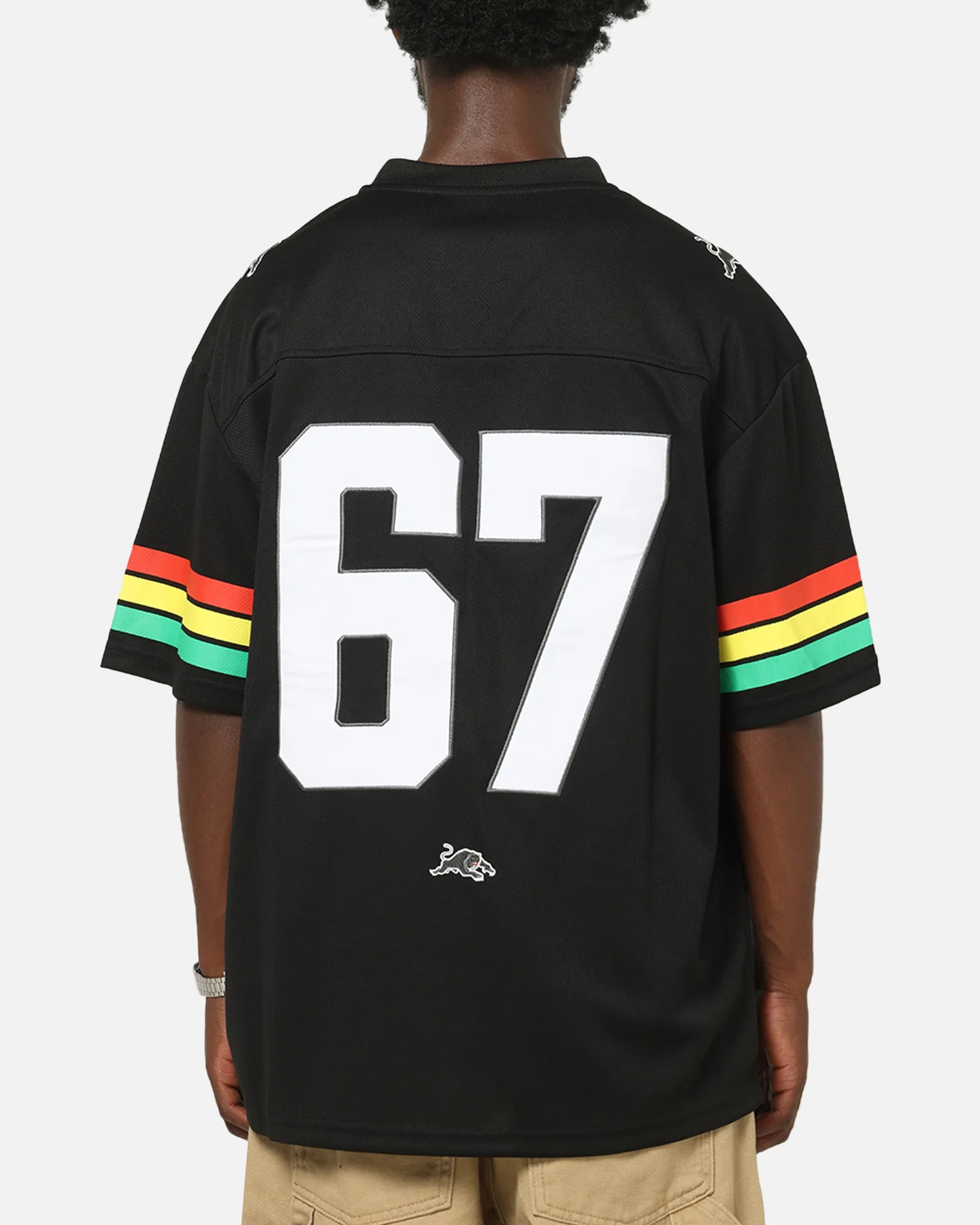 Bleacher Athletic Penrith Panthers NRL Gridiron Mesh Jersey Official Team Color - Image 2