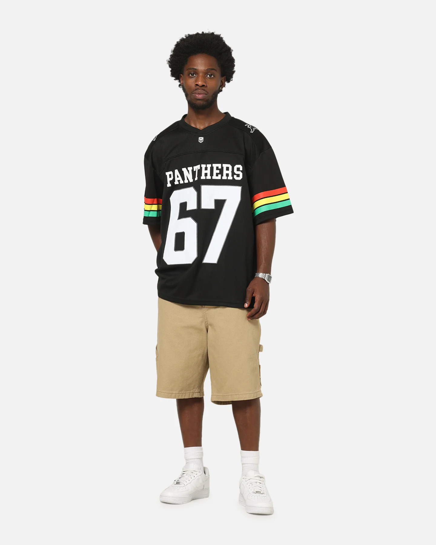 Bleacher Athletic Penrith Panthers NRL Gridiron Mesh Jersey Official Team Color - Image 3