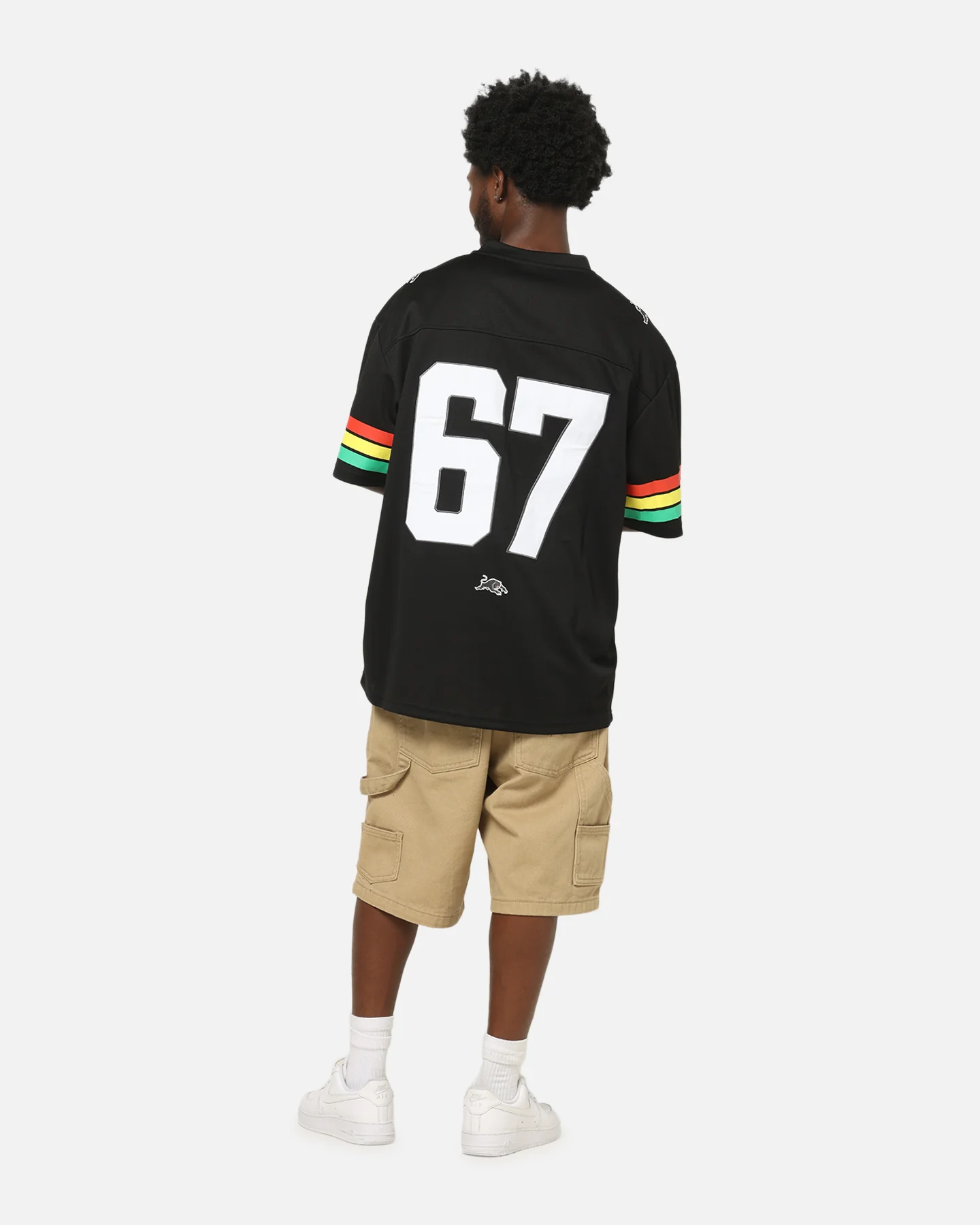 Bleacher Athletic Penrith Panthers NRL Gridiron Mesh Jersey Official Team Color - Image 4