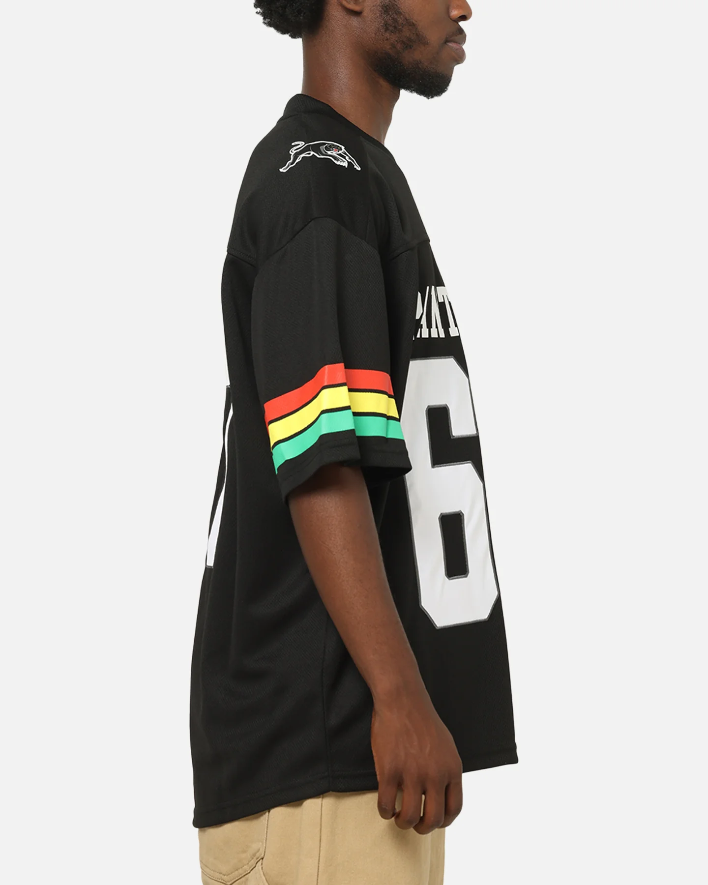 Bleacher Athletic Penrith Panthers NRL Gridiron Mesh Jersey Official Team Color - Image 5