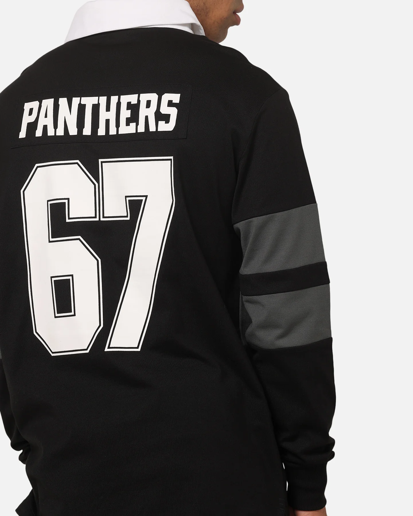 Bleacher Athletic Penrith Panthers NRL Legacy Rugby Polo Shirt Black - Image 8