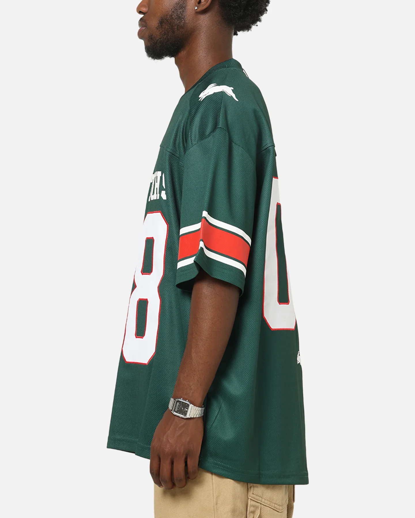 Bleacher Athletic South Sydney Rabbitohs NRL Gridiron Mesh Jersey Official Team Color - Image 6