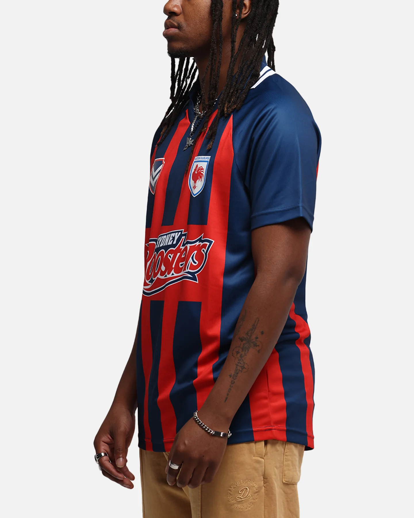 Bleacher Athletic Sydney Roosters NRL 1908 Collared T-Shirt Official Team Colour - Image 5