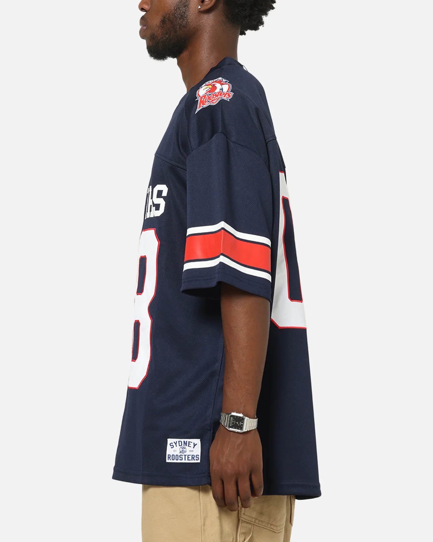 Bleacher Athletic Sydney Roosters NRL Gridiron Mesh Jersey Official Team Color - Image 6