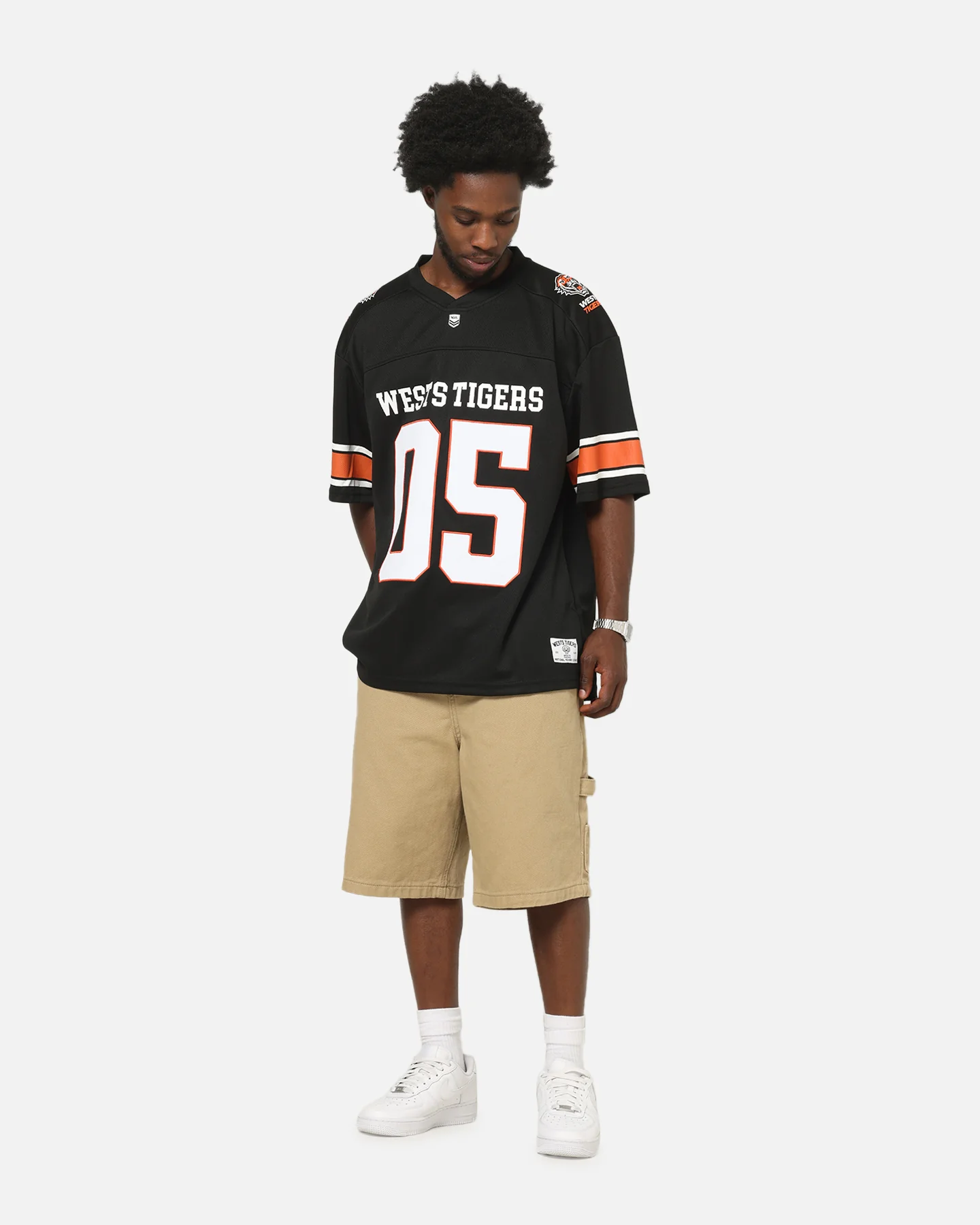 Bleacher Athletic Wests Tigers NRL Gridiron Mesh Jersey Official Team Color - Image 3