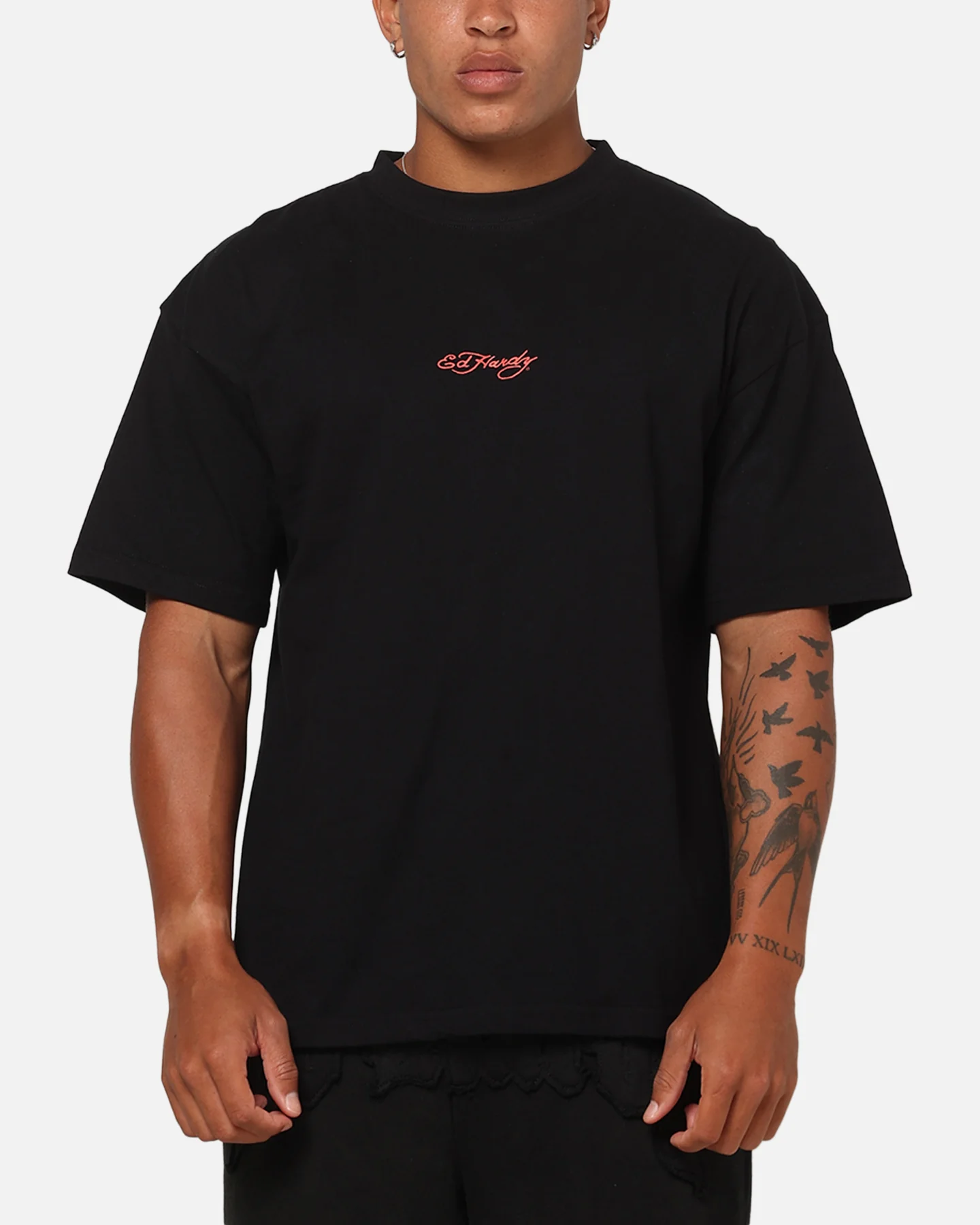 Ed Hardy Bloom T-Shirt Black - Image 2