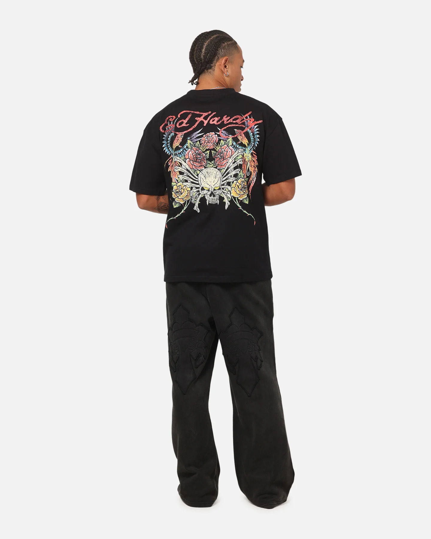 Ed Hardy Bloom T-Shirt Black - Image 3