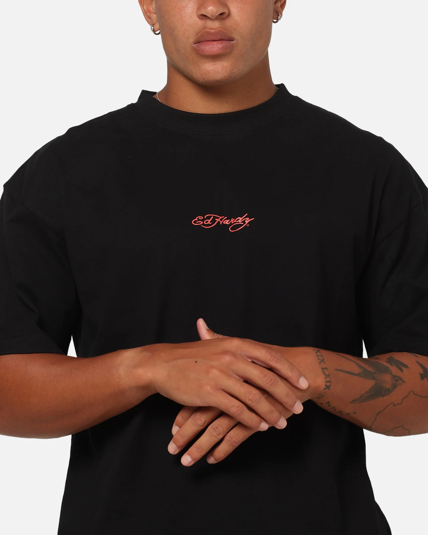 Ed Hardy Bloom T-Shirt Black - Image 8