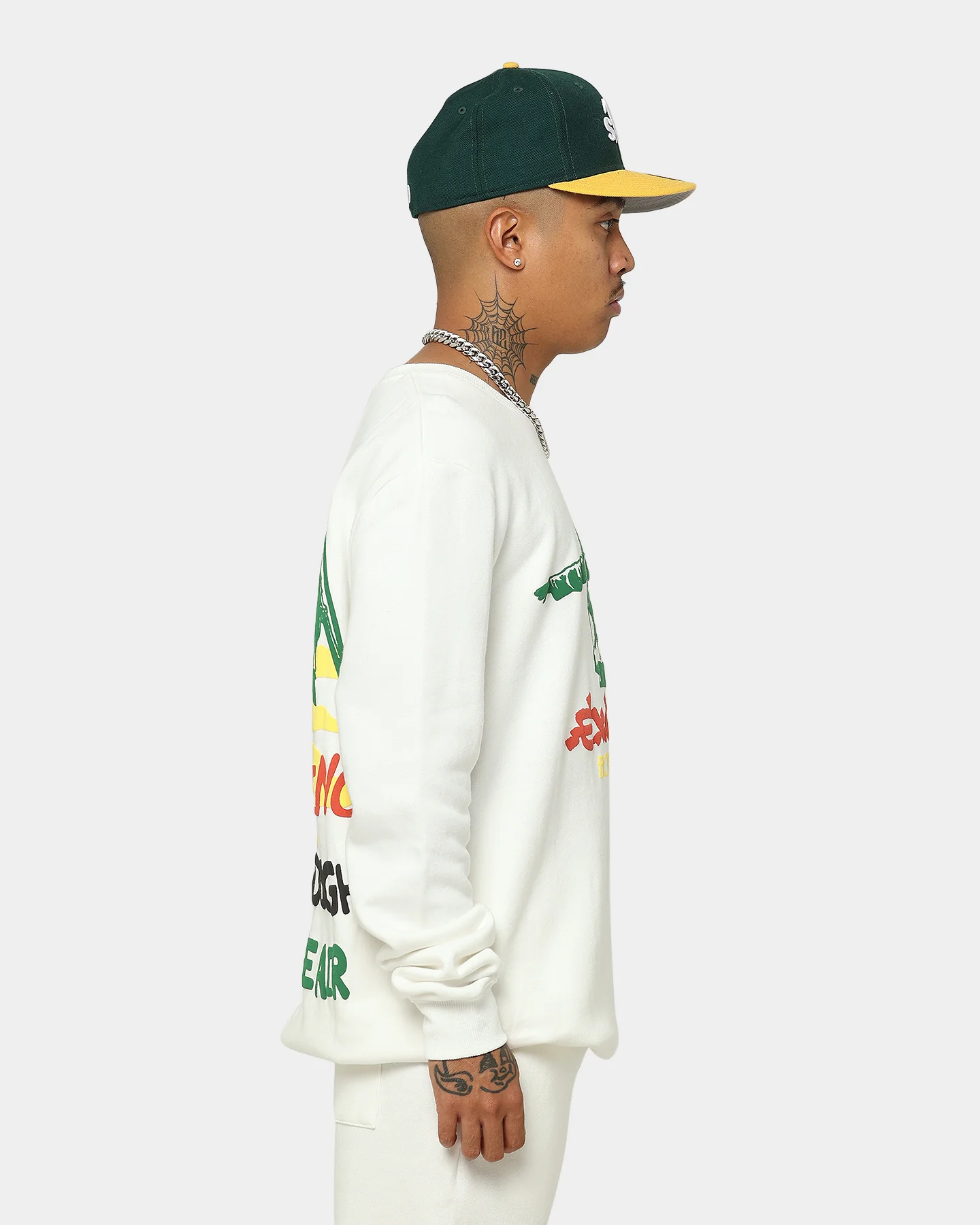 Bob Marley Exodus Song Title Crewneck Off White - Image 7