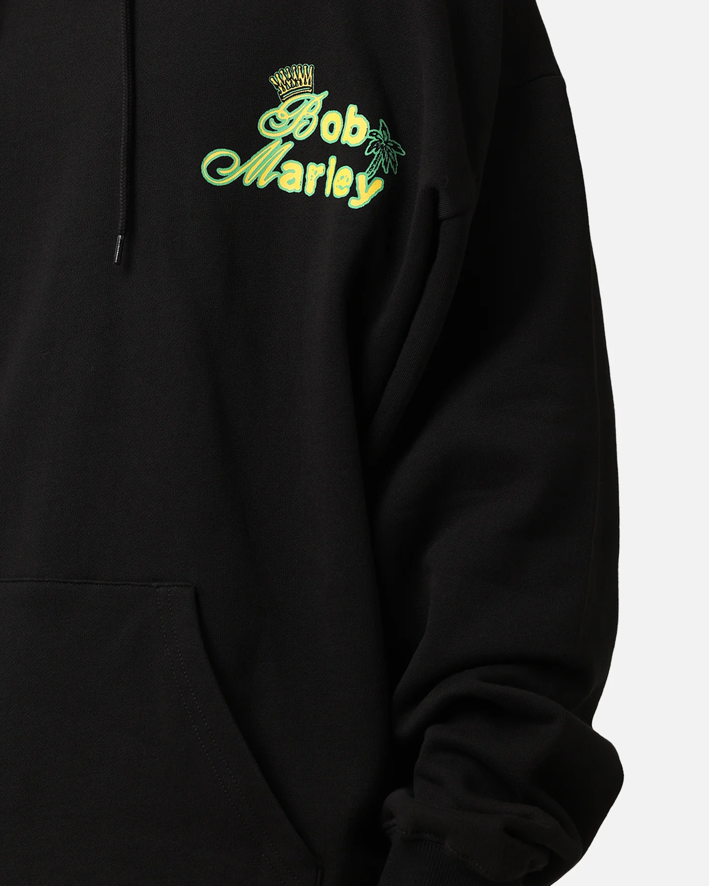 Bob Marley Smile Jamaica Hoodie Black - Image 4