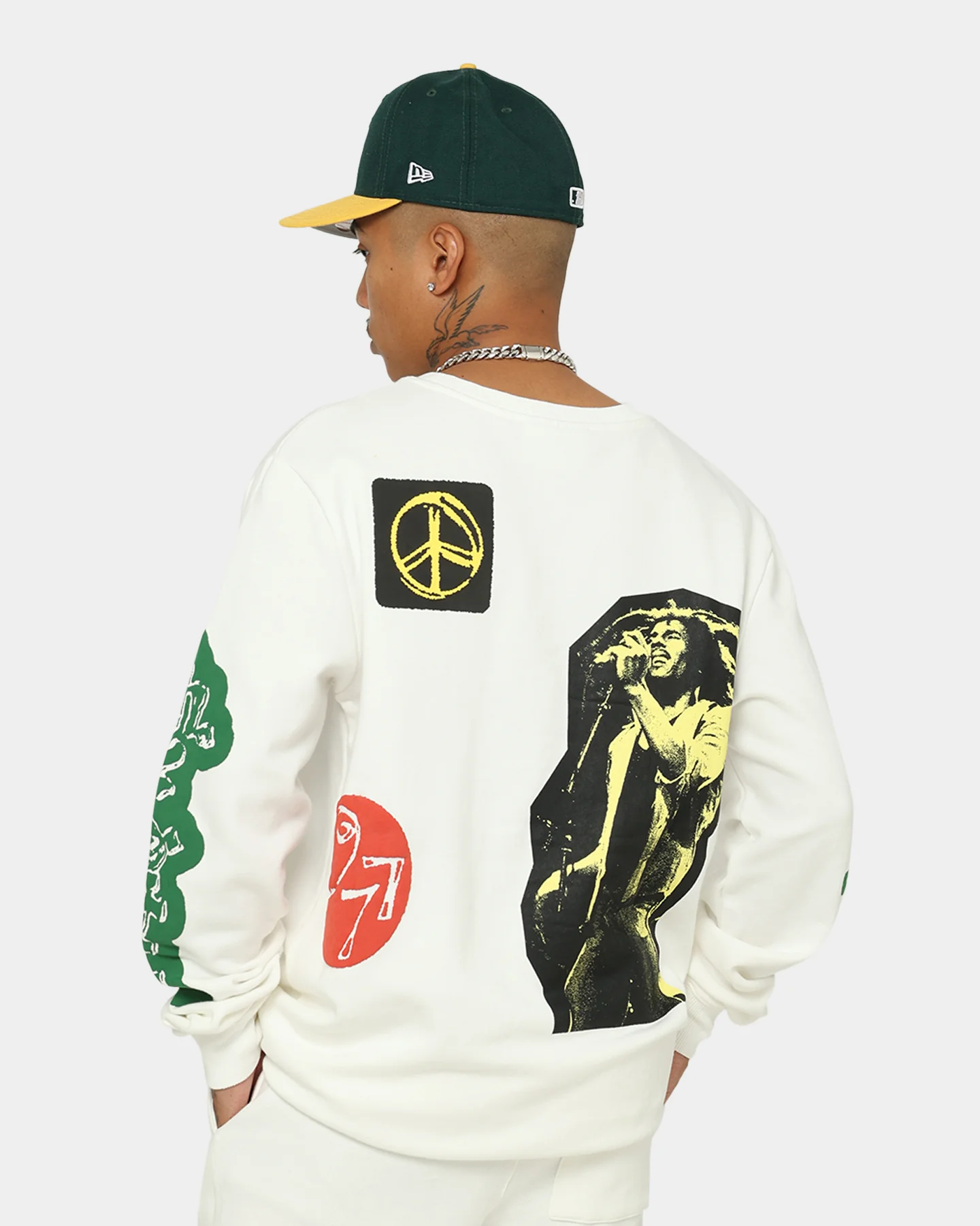 Bob Marley The Wailers Exodus Crewneck Off White - Image 2