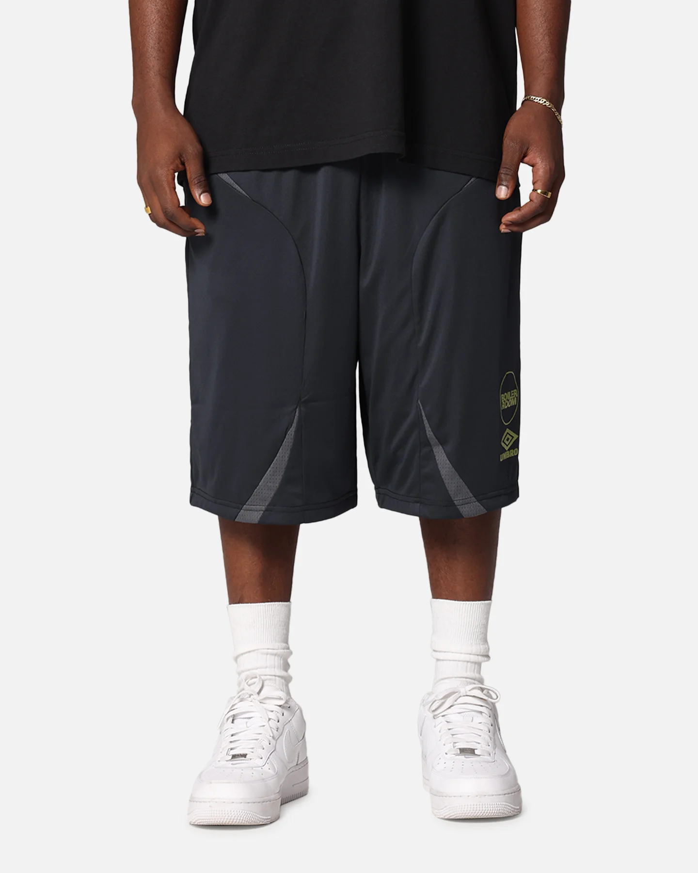 Boiler Room X Umbro Football Shorts Black - Image 5