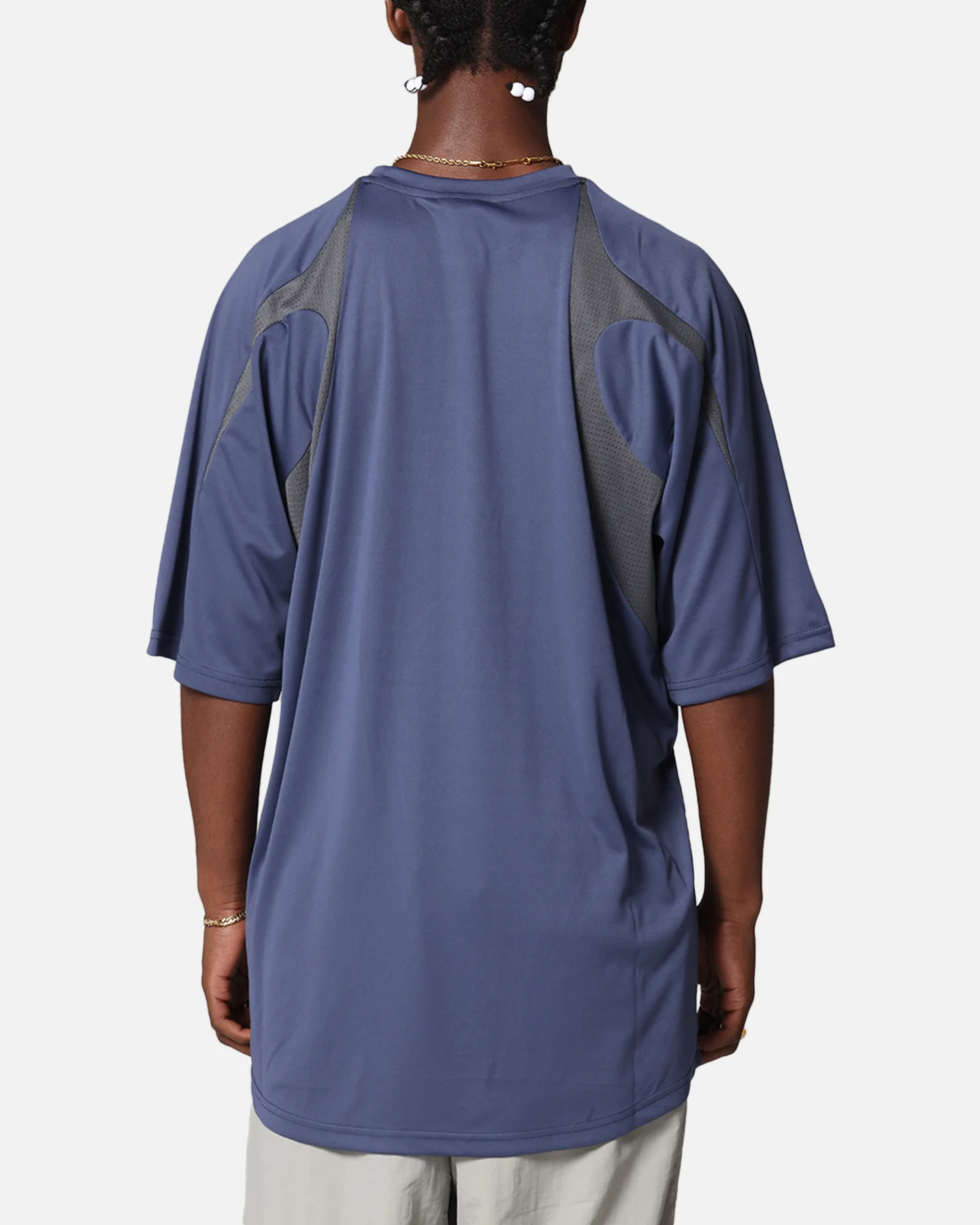 Boiler Room X Umbro Football Jersey T-Shirt Blue - Image 2