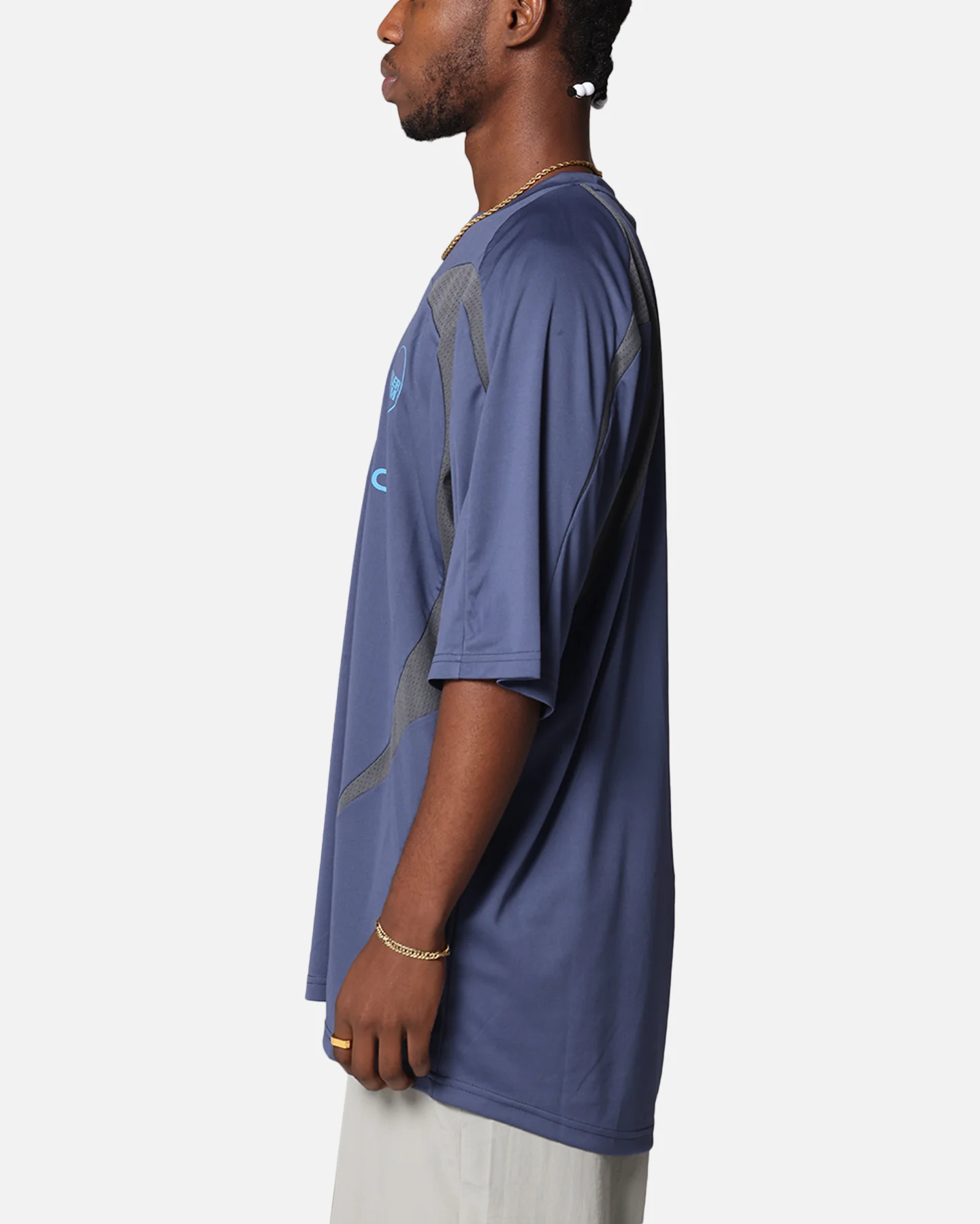 Boiler Room X Umbro Football Jersey T-Shirt Blue - Image 4
