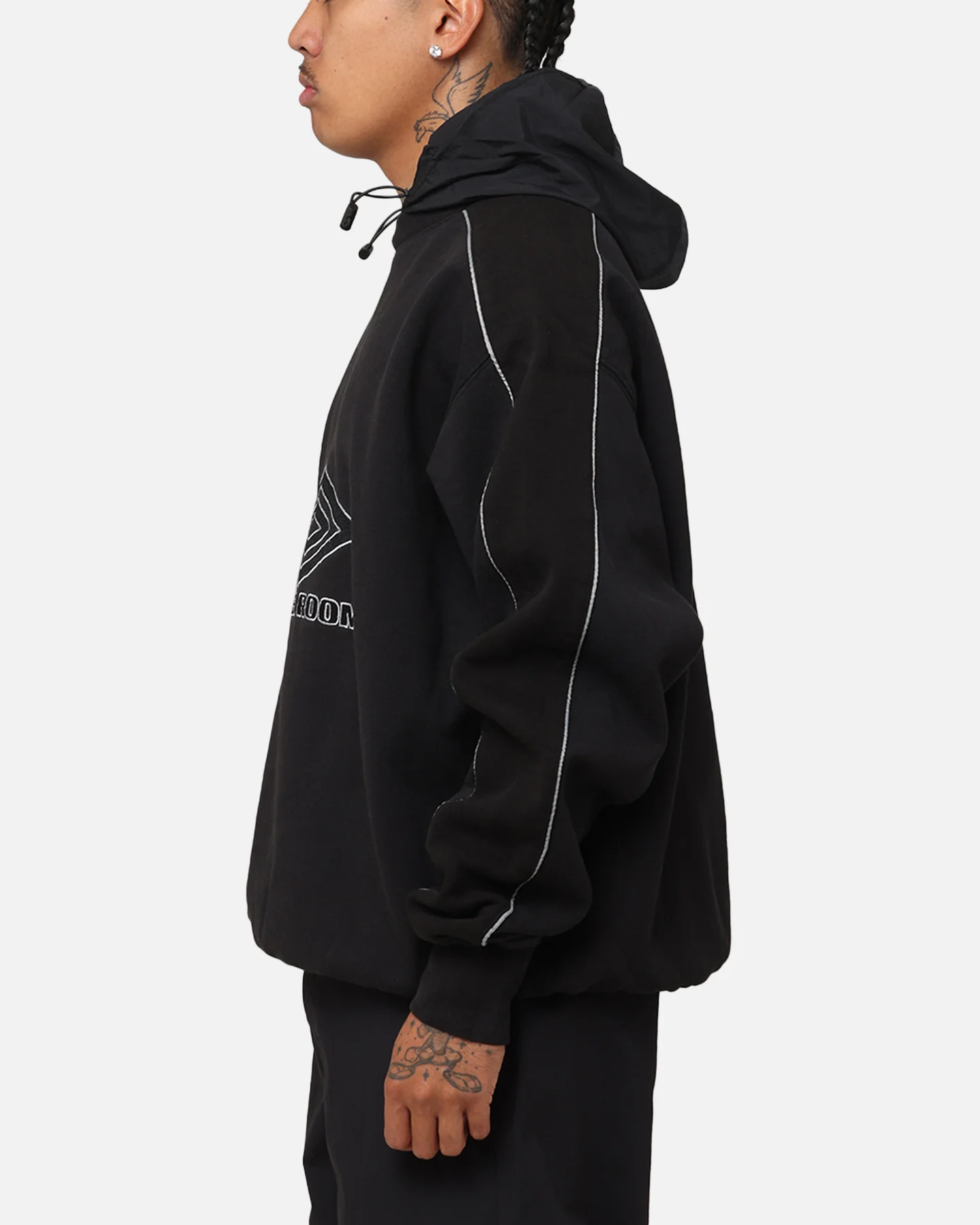 Boiler Room X Umbro Hoodie Black - Image 5