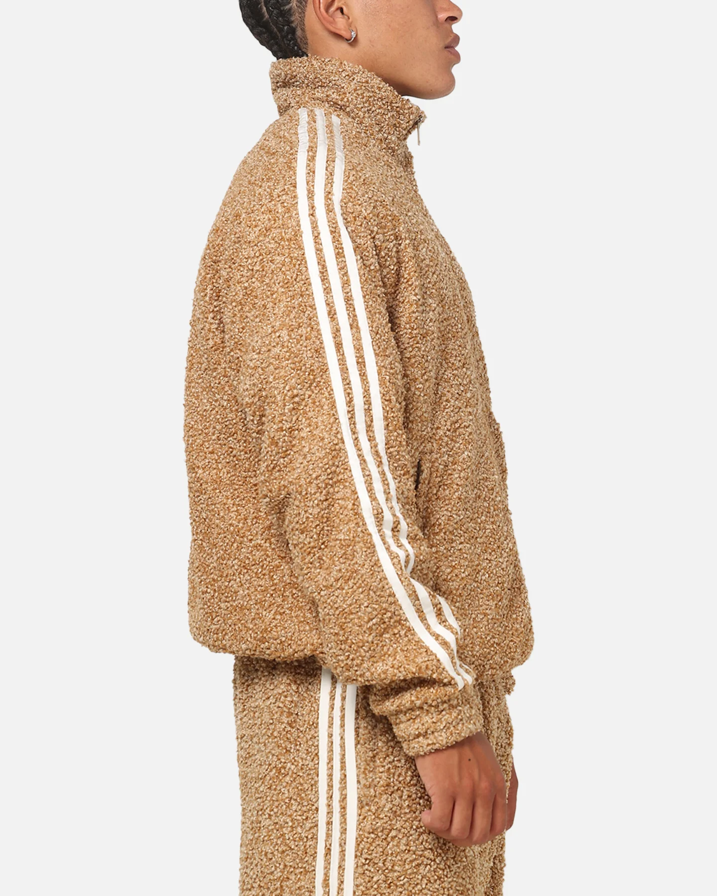 Adidas Boucle Firebird Track Top Cardboard - Image 4