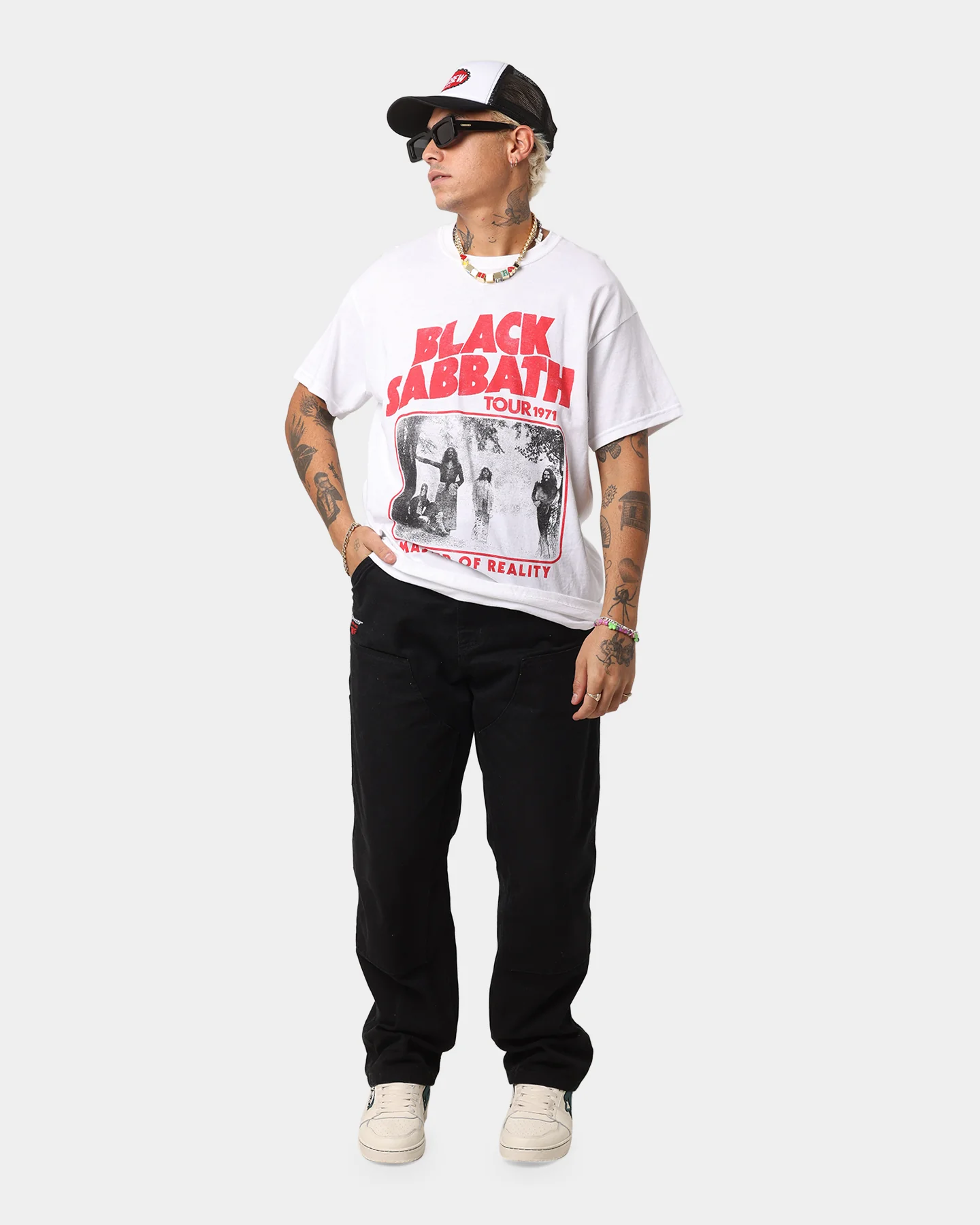 Bravado Master of Reality Vintage T-Shirt White - Image 2