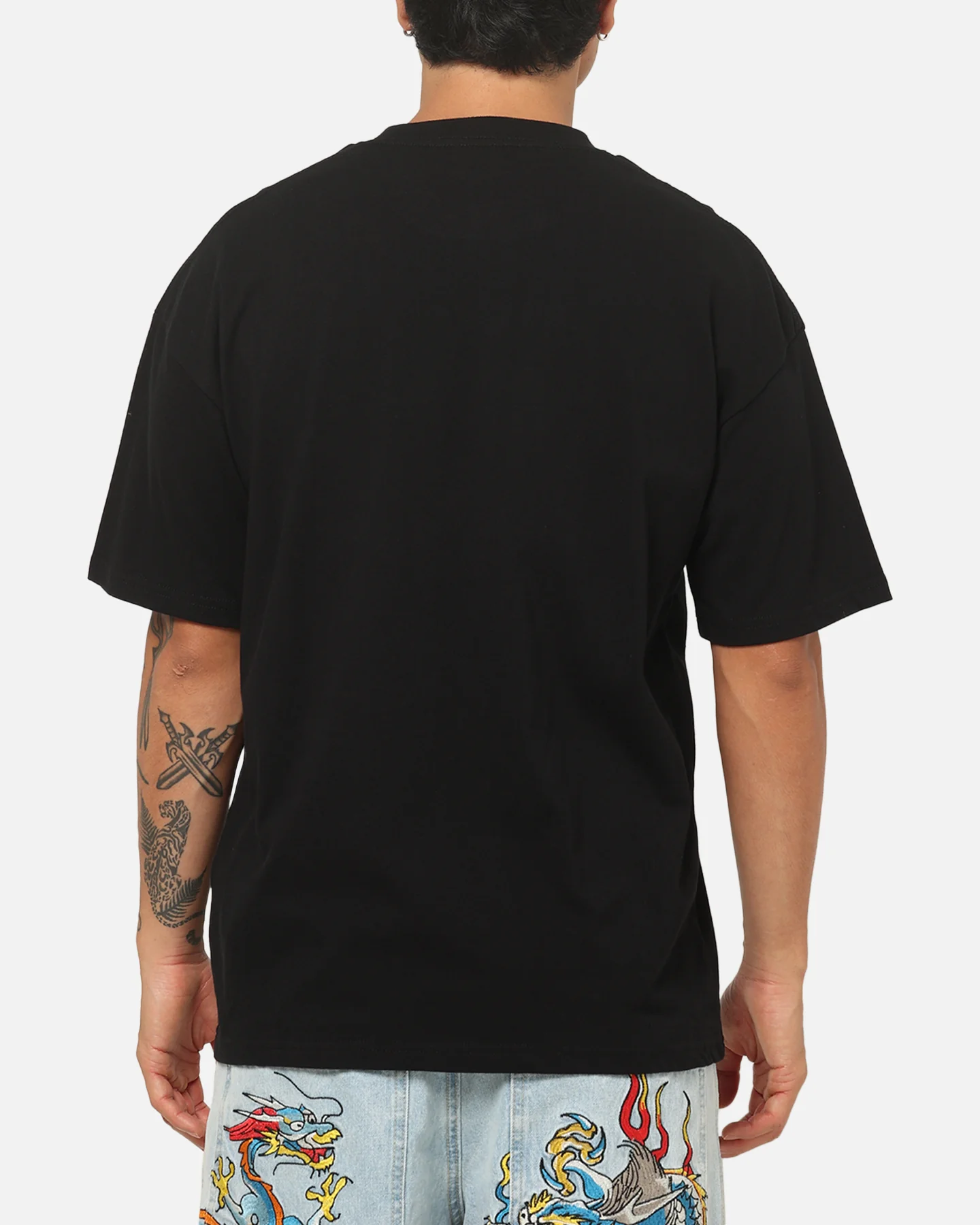 Ed Hardy Brave Hearts T-Shirt Black - Image 3