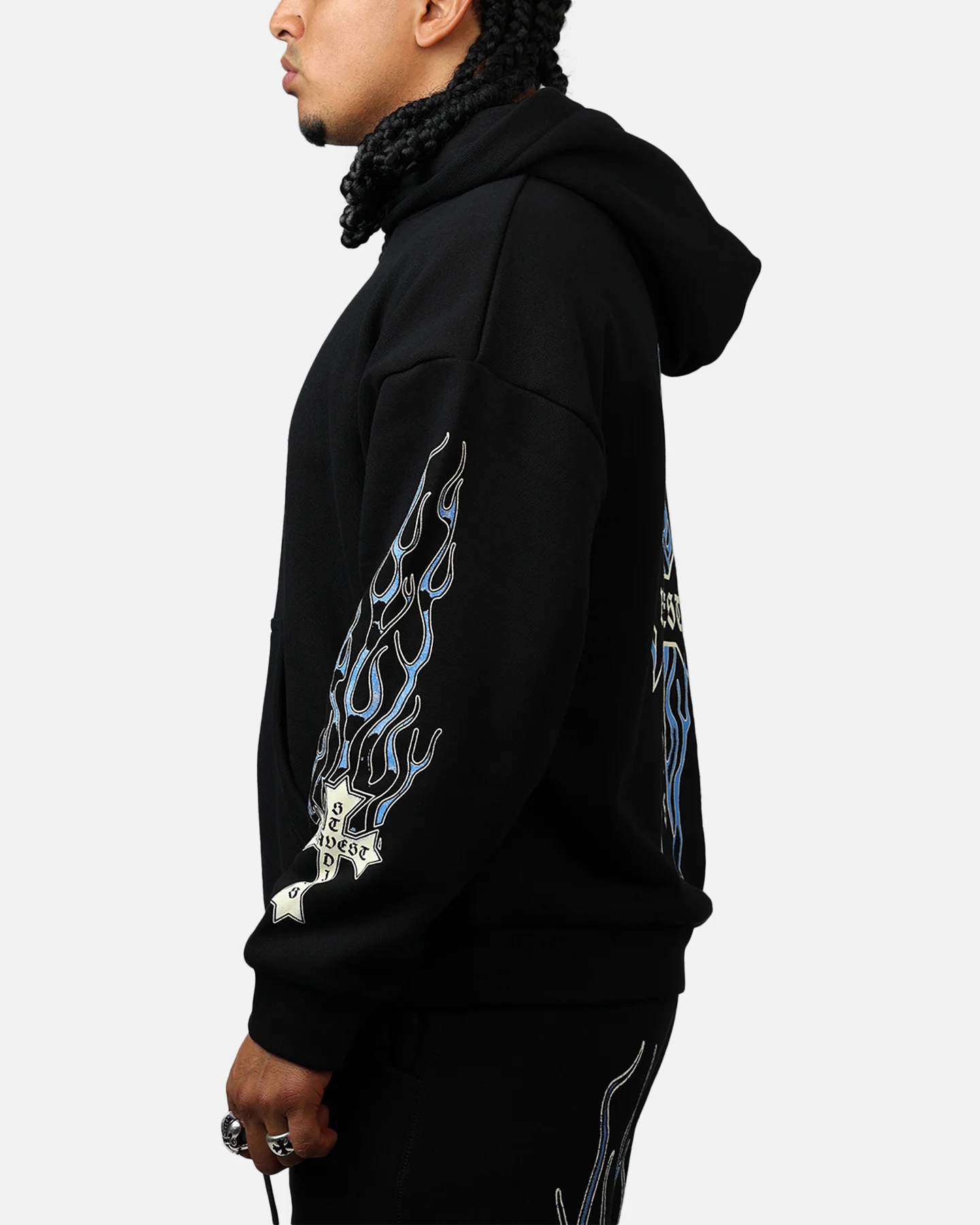 Bravest Eternal Hoodie Black/Blue - Image 5