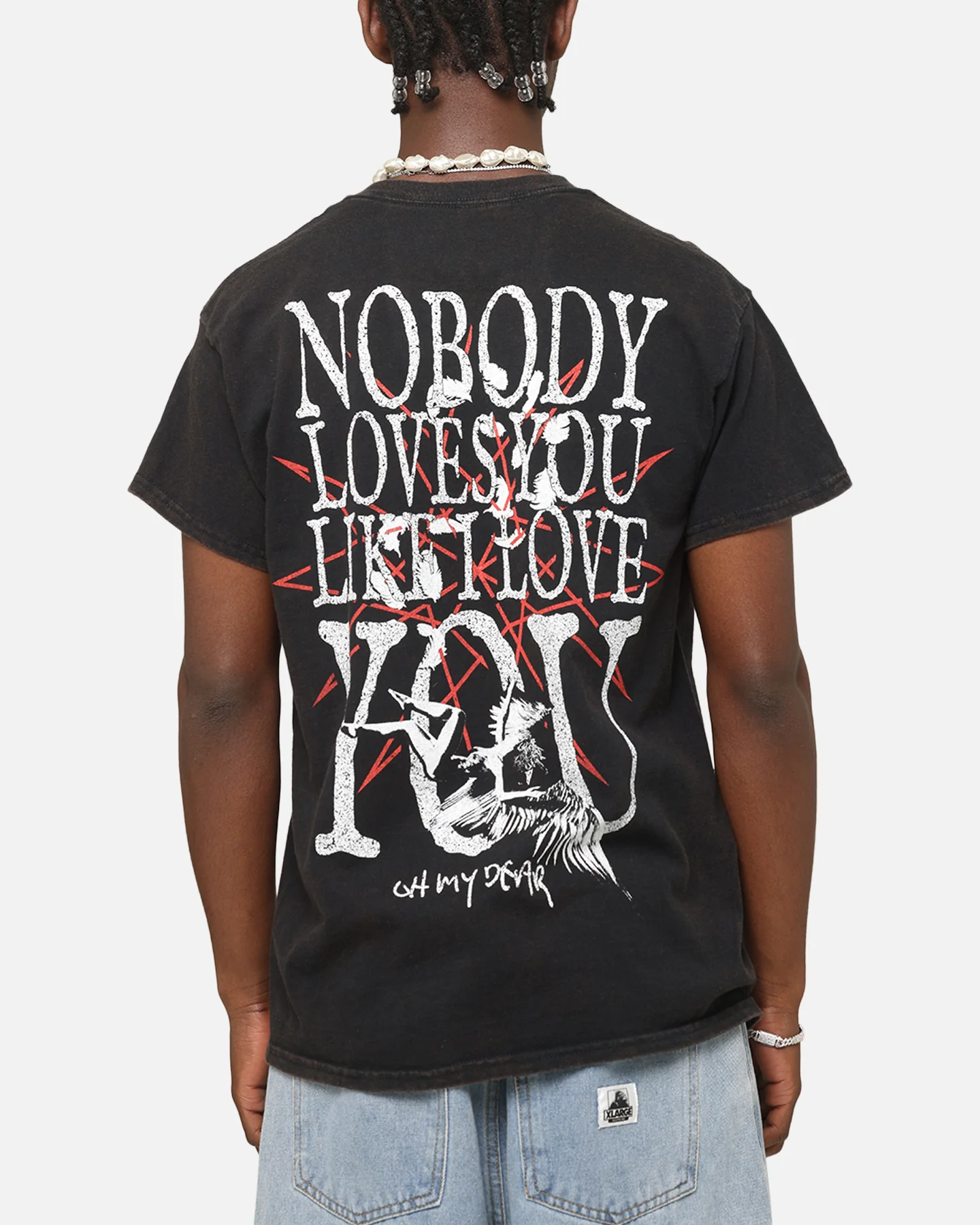 Bring Me The Horizon Nobody Loves You Vintage T-Shirt Black Vintage - Image 2