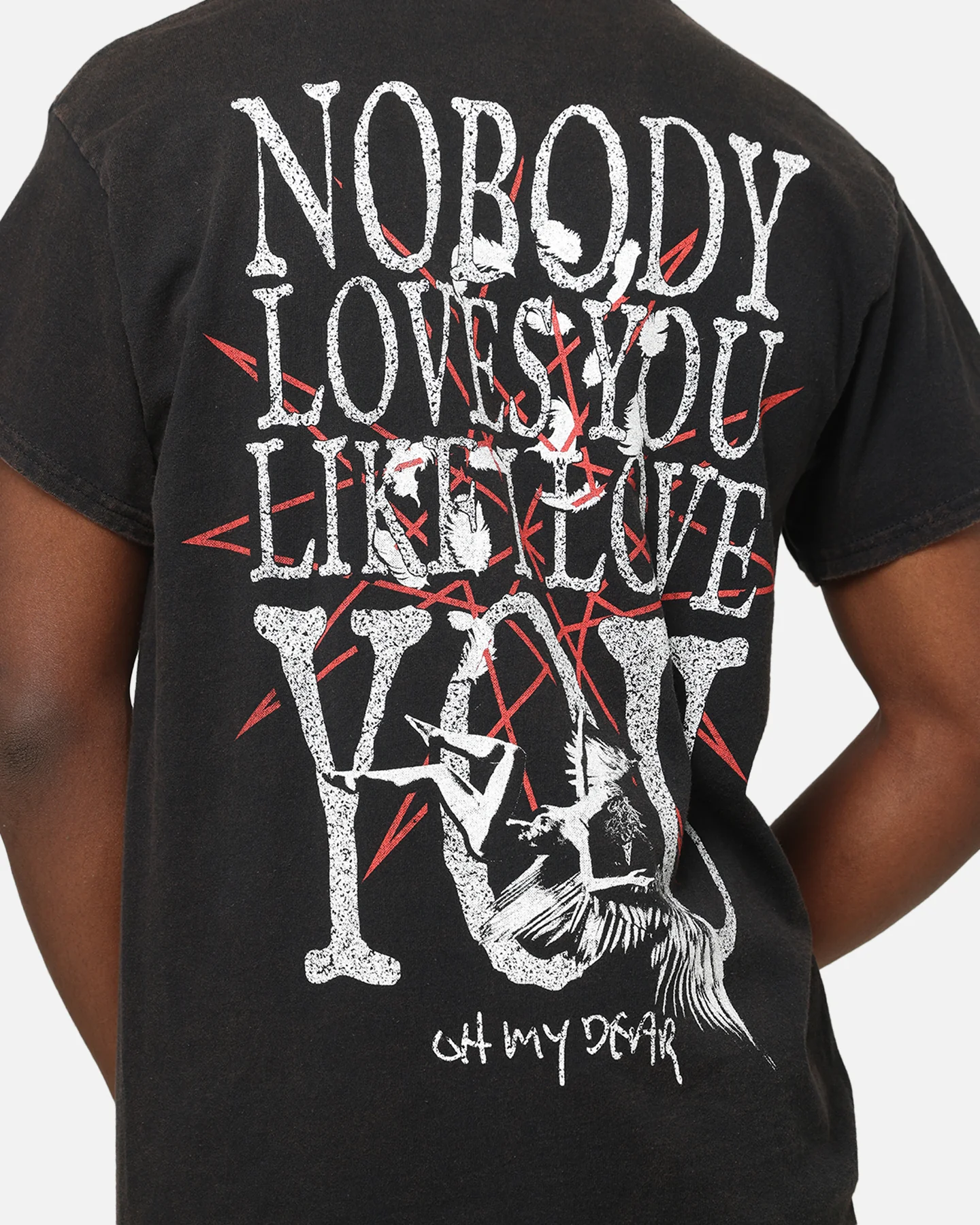 Bring Me The Horizon Nobody Loves You Vintage T-Shirt Black Vintage - Image 8