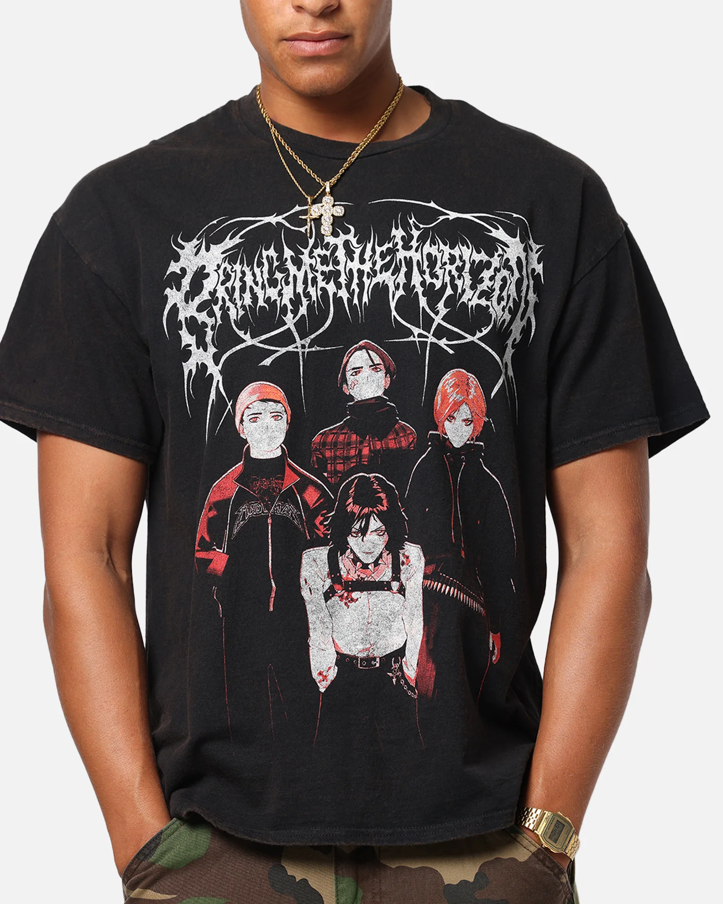 Bring Me The Horizon Theres No Love T-Shirt Black Wash - Image 7