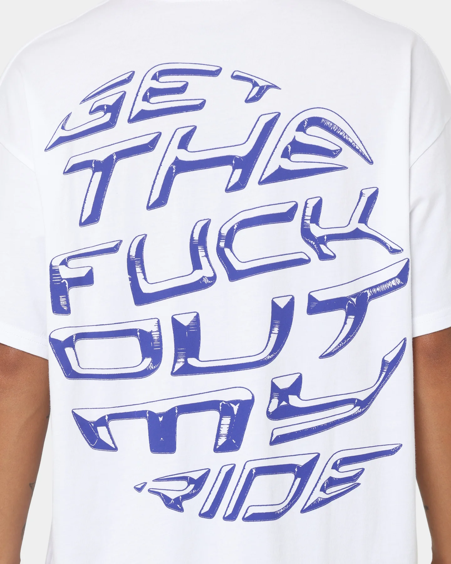 Brockhampton GTFO T-Shirt White - Image 4