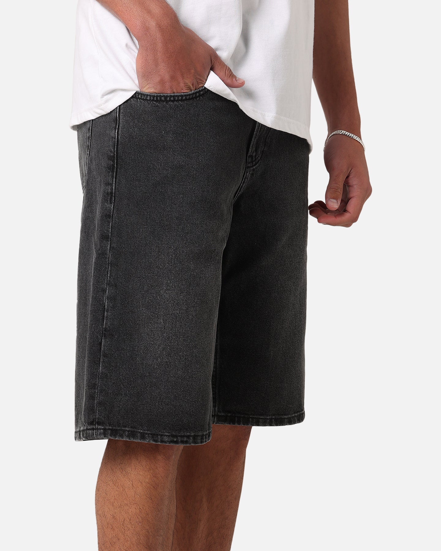 Calvin Klein 90's Loose Denim Short Washed Black - Image 3