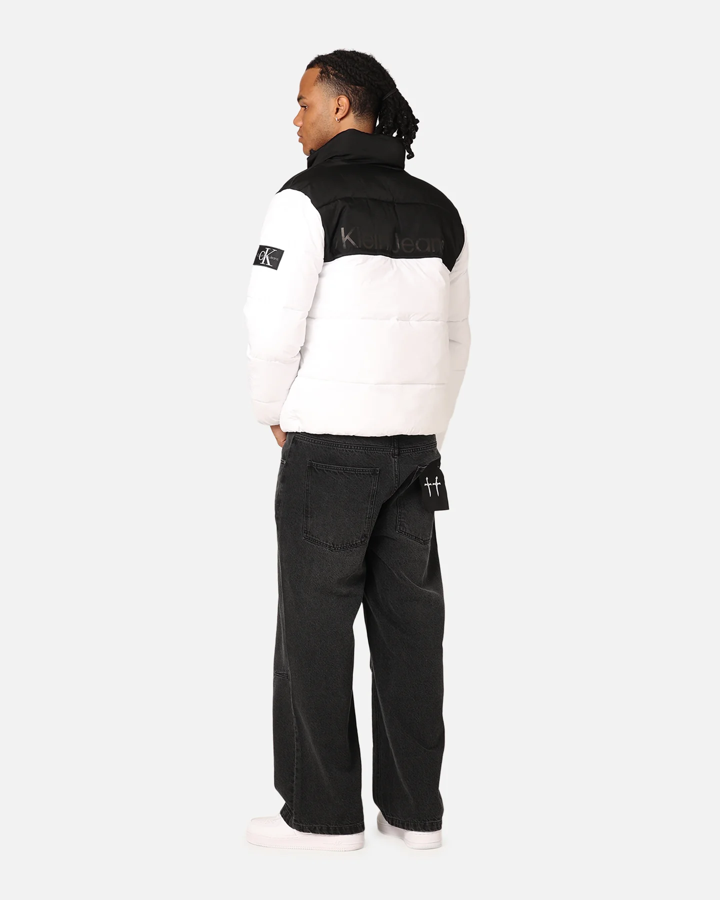 Calvin Klein Blocking Puffer Jacket Bright White - Image 2