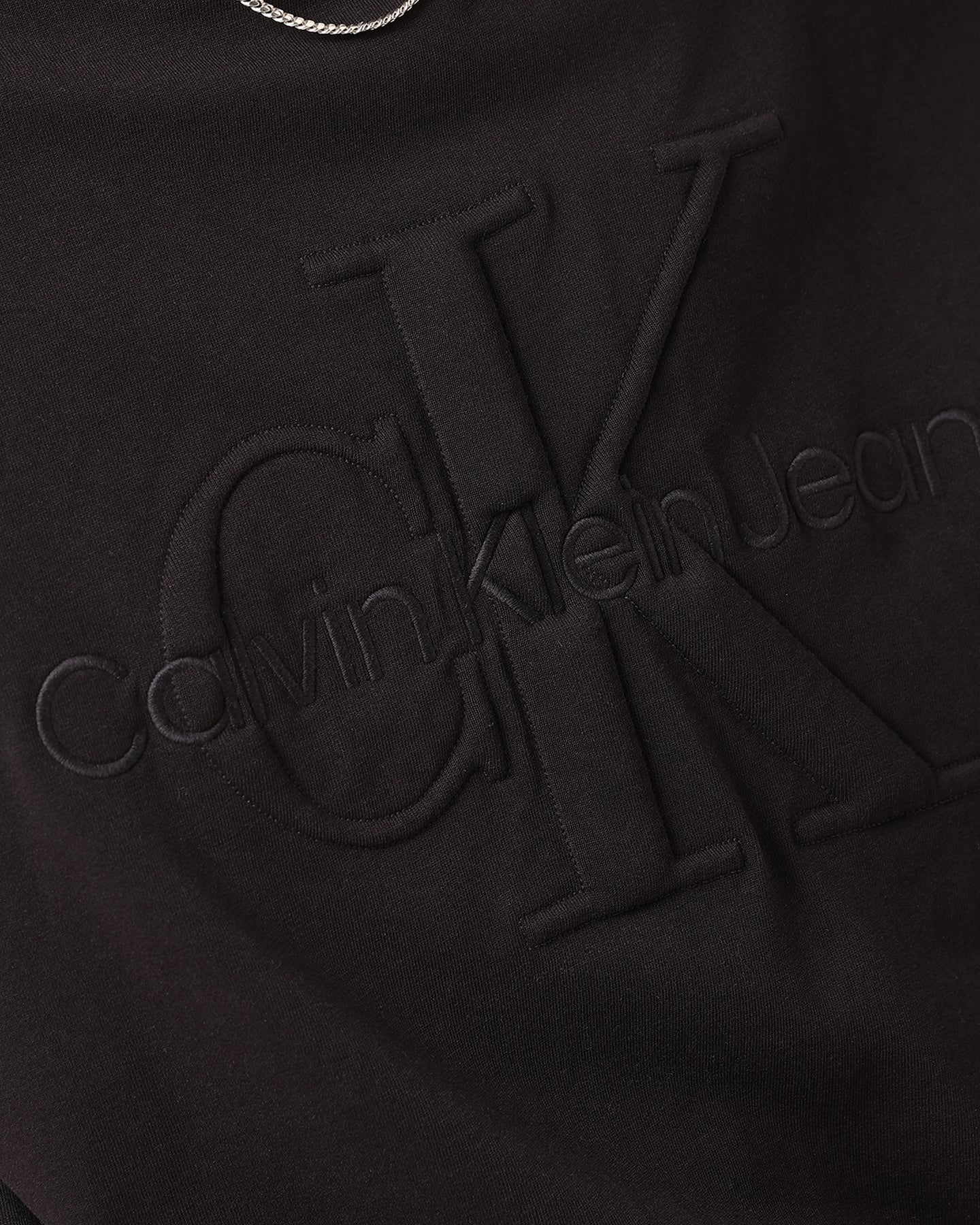 Calvin Klein Premium Monologo T-Shirt Black - Image 6