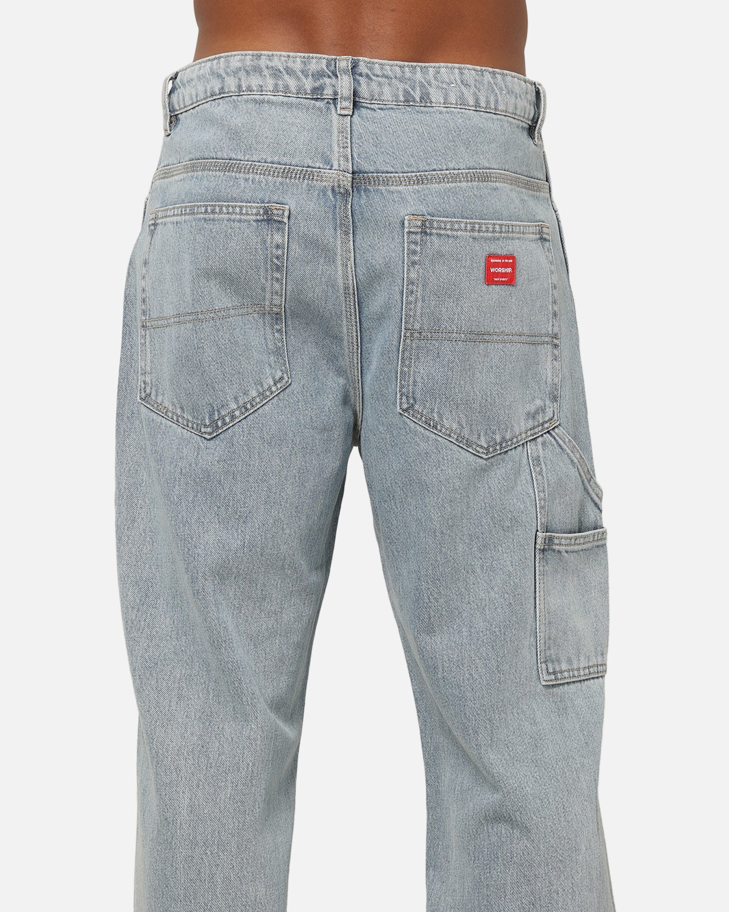 Worship Carpenter Jeans Workship Worn Blue - Image 7