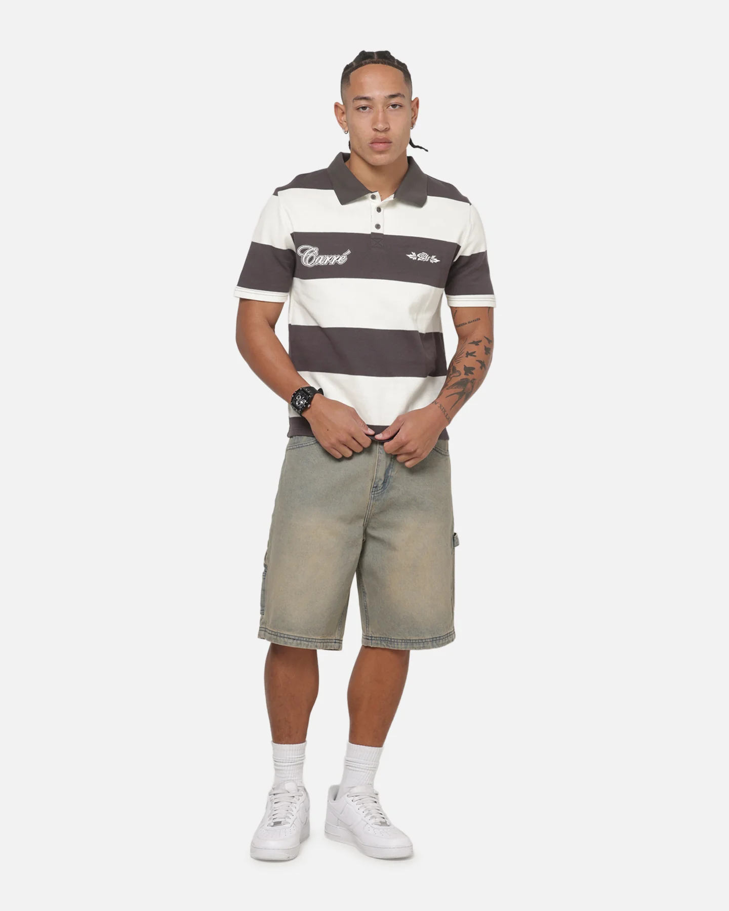 Carre Carpenter Jorts Sunfade Grey - Image 2