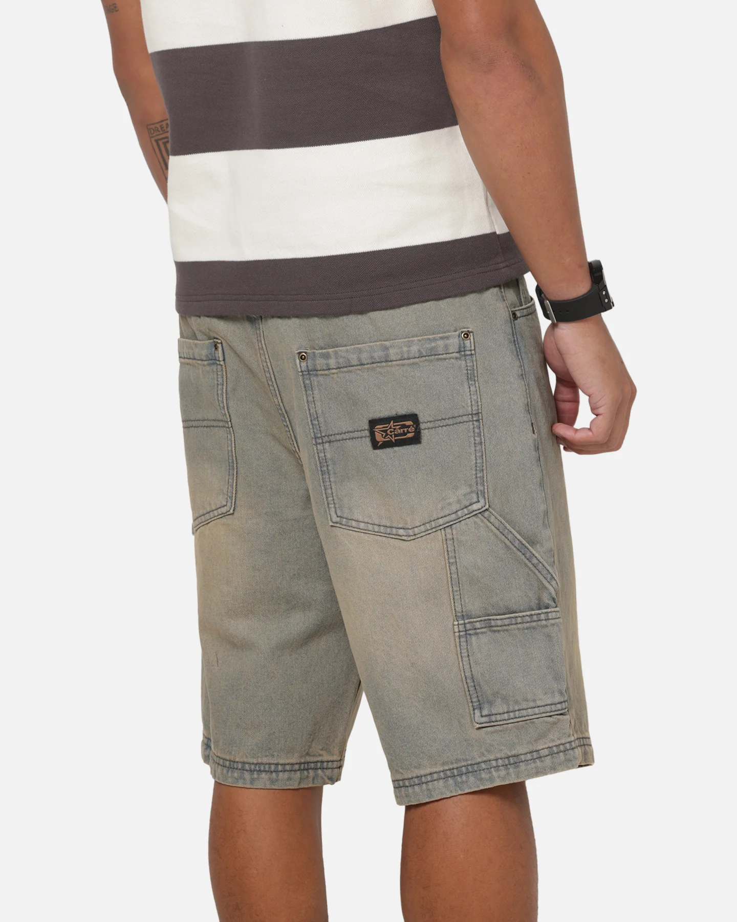 Carre Carpenter Jorts Sunfade Grey - Image 3