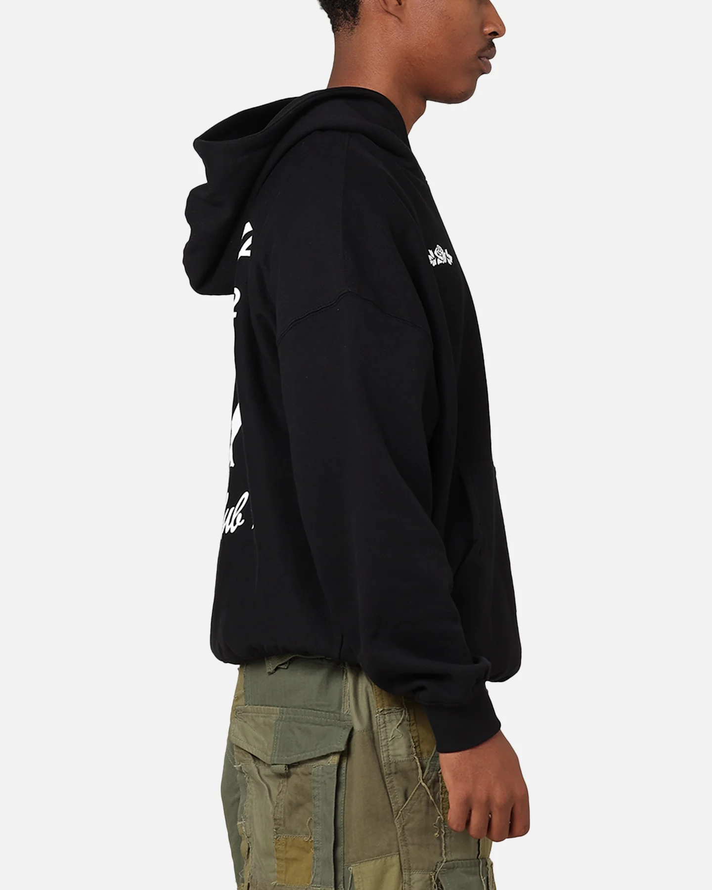 Carre Academy Chest Hoodie Black - Image 5