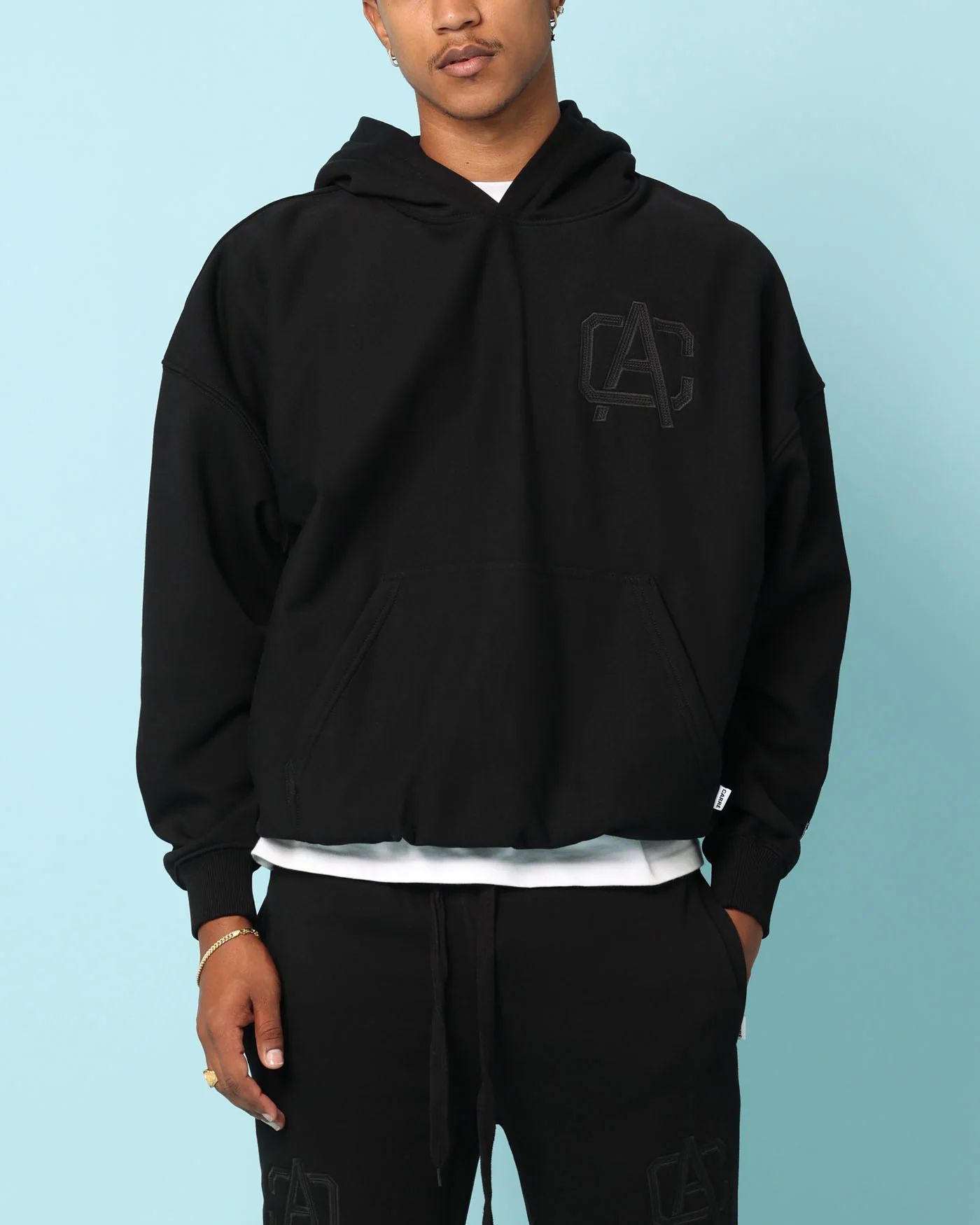 Carré Academy Oversized Hoodie Black - Image 2