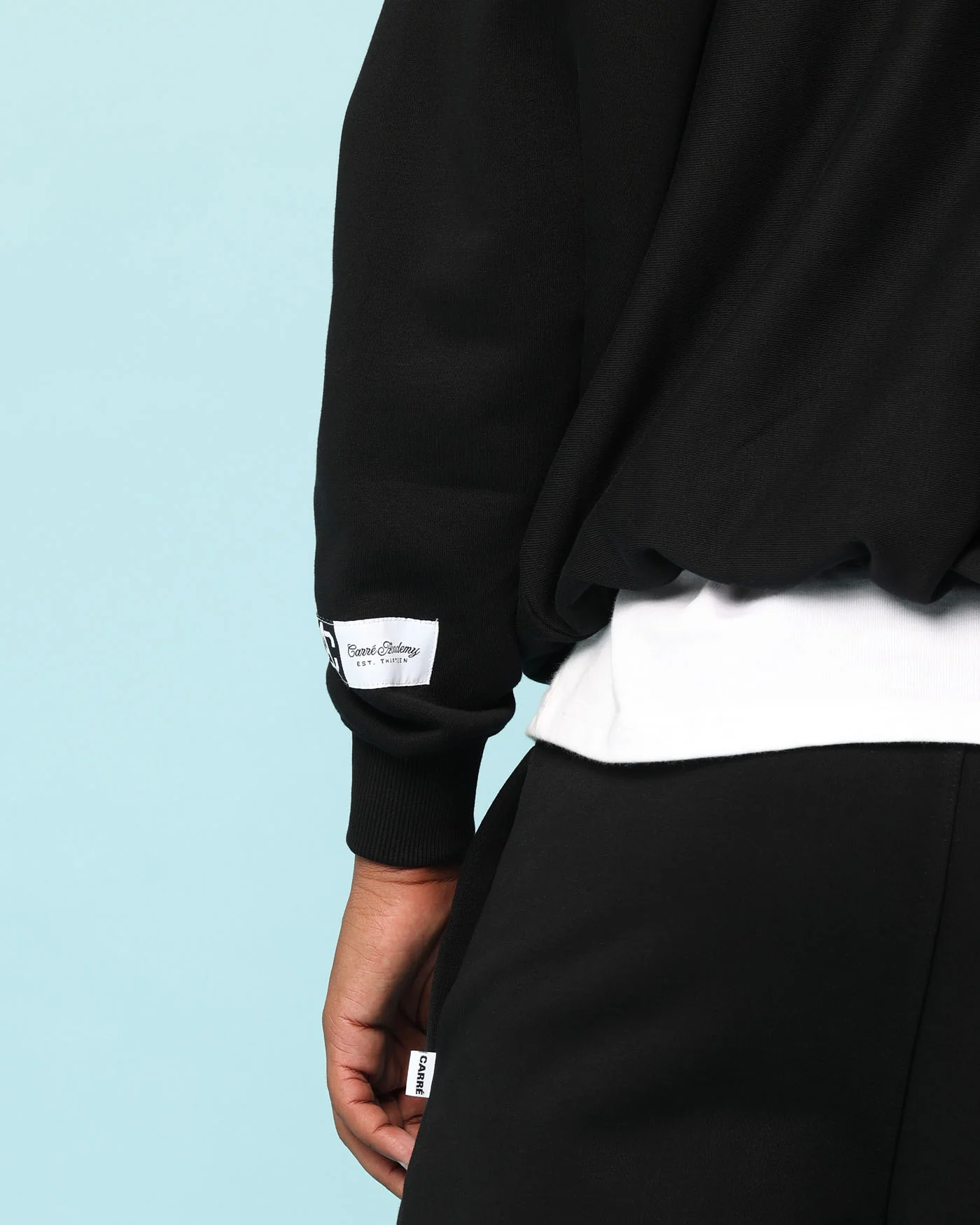 Carré Academy Oversized Hoodie Black - Image 6